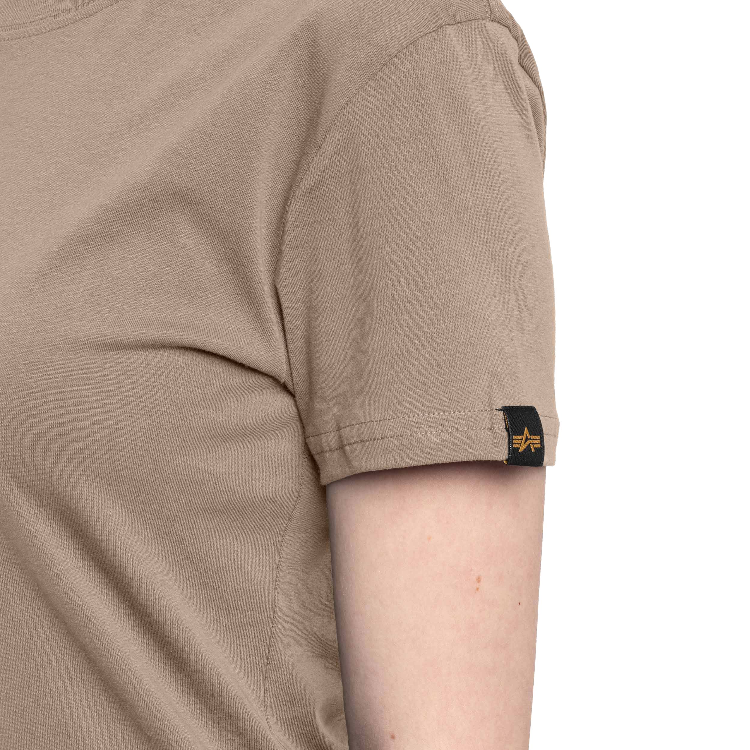 Dámské tričko Alpha Industries New Basic - Vintage Sand