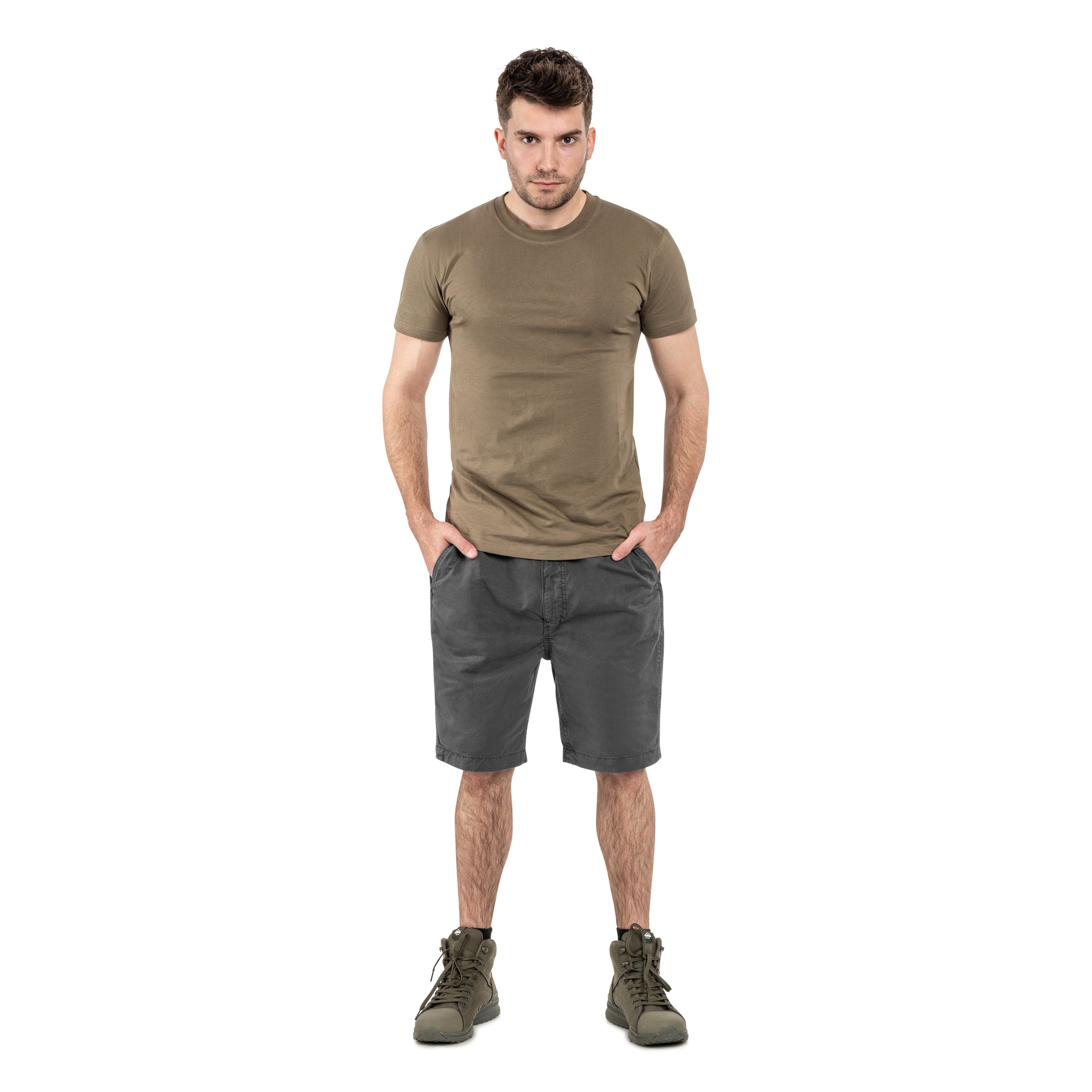 Kraťasy Alpha Industries Basic Cotton Short – Vintage Grey