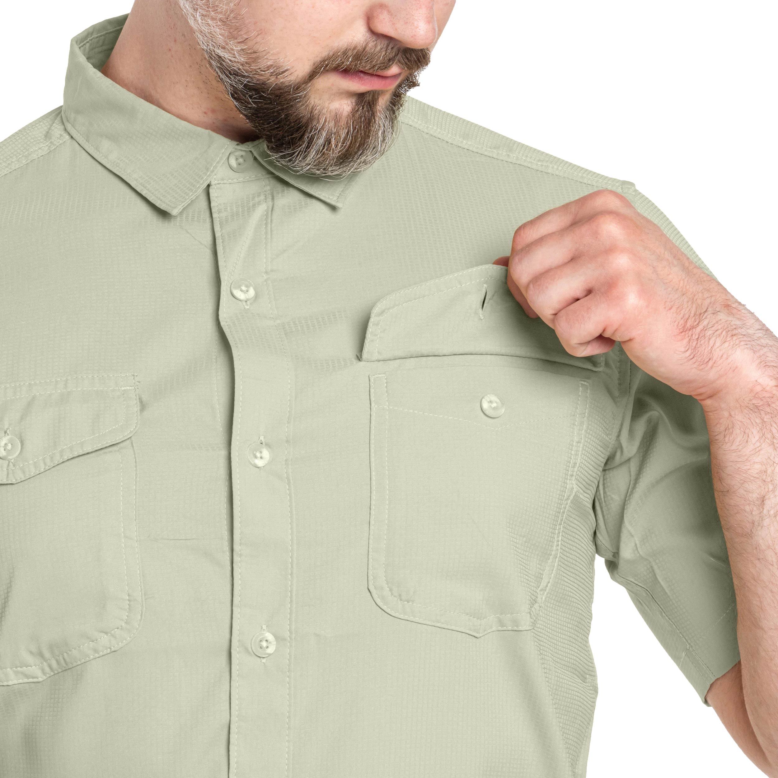 Košile Columbia Utilizer II Solid Short Sleeve - Safari