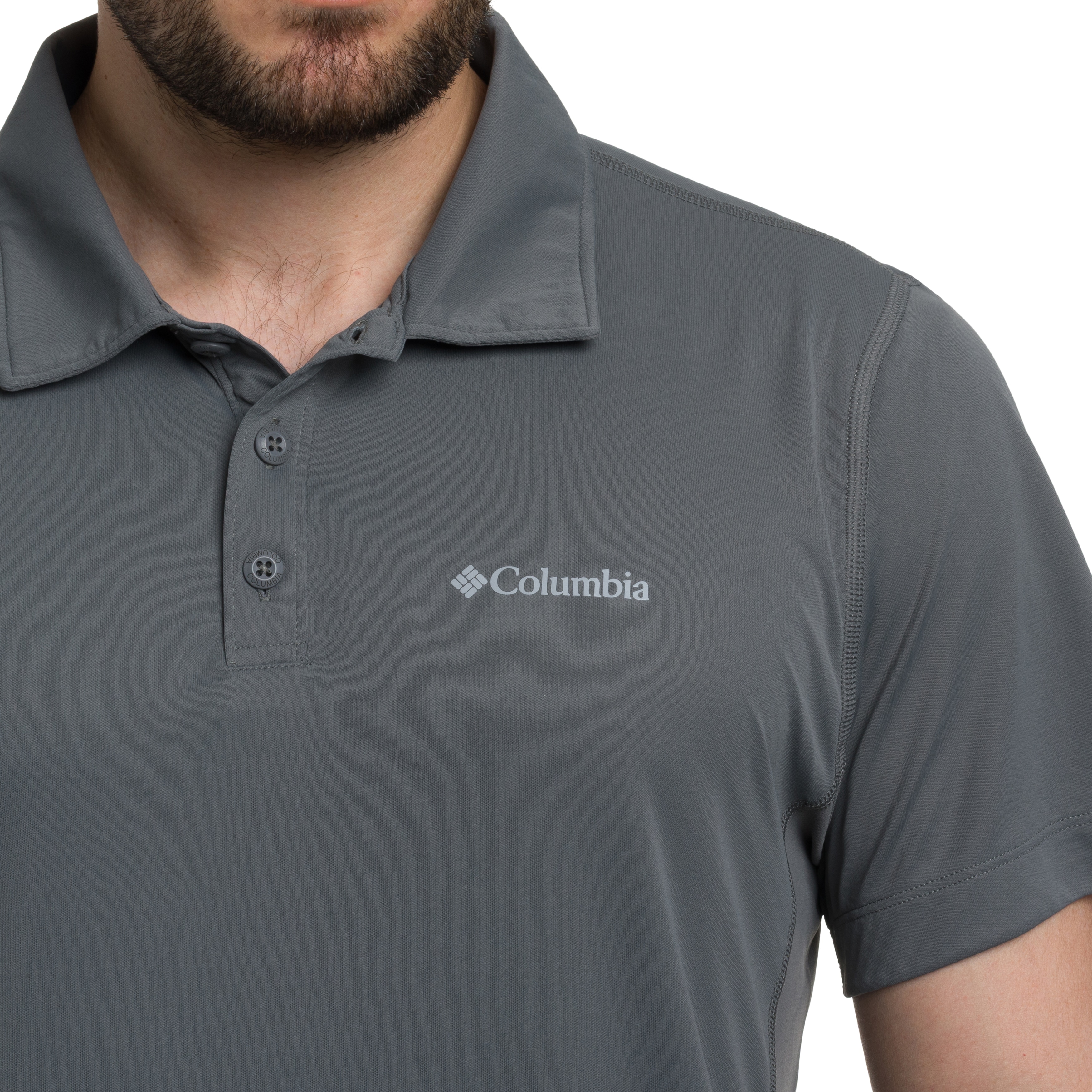 Polo tričko Columbia Zero Rules - City Grey