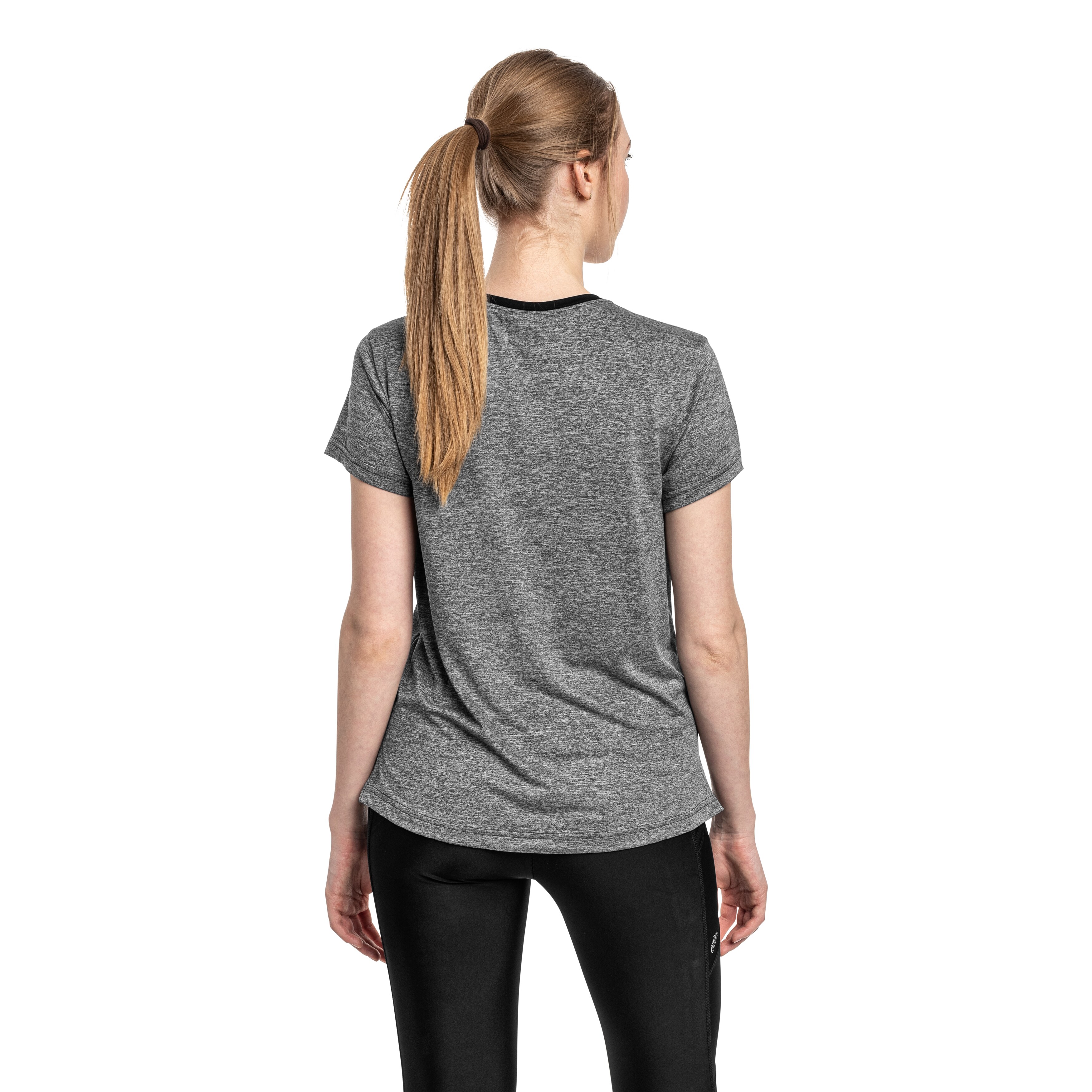 Dámské tričko Columbia Bluevista Hill Short Sleeve Crew - Black Heather