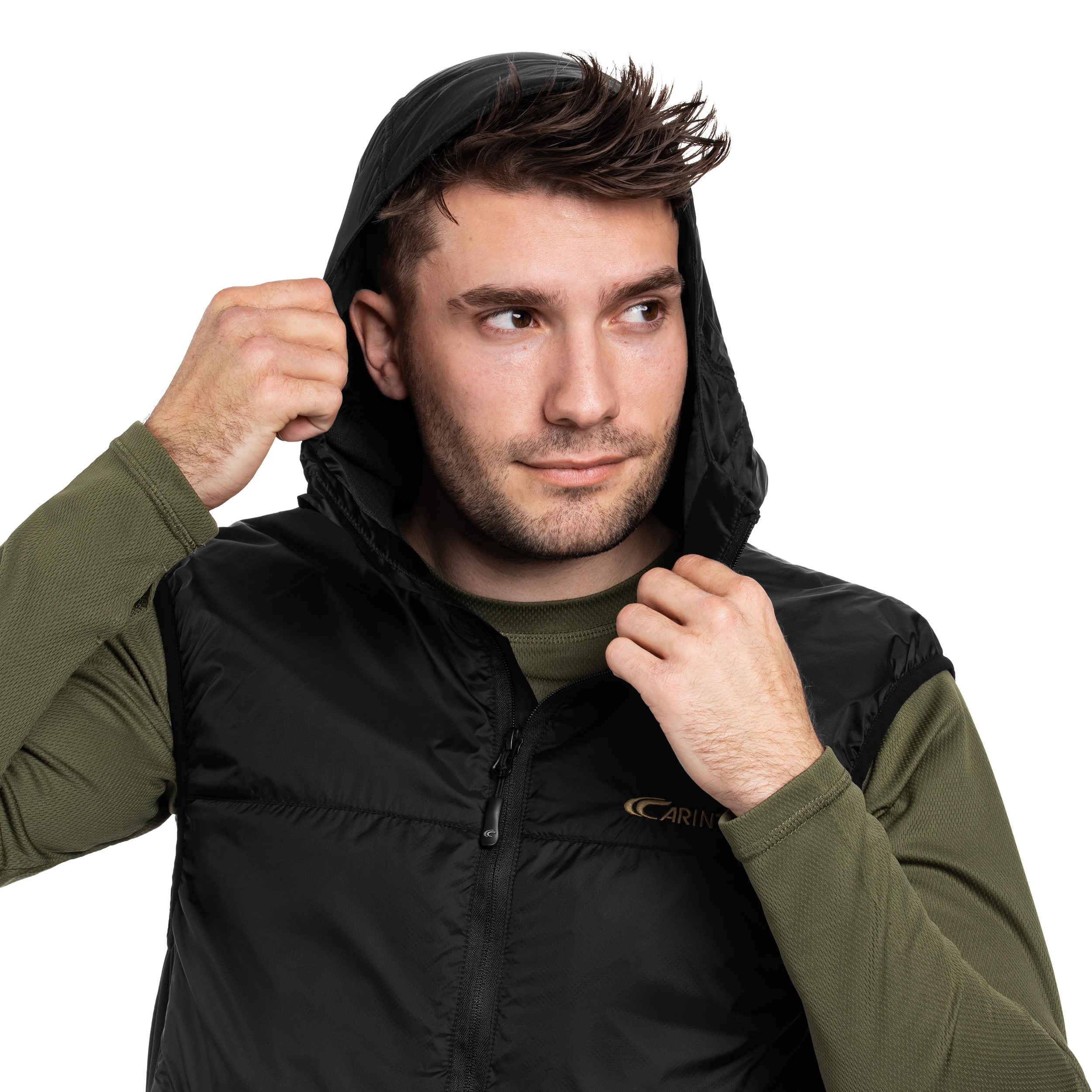 Bezrukávová vesta Carinthia G-Loft TLG Vest – Black