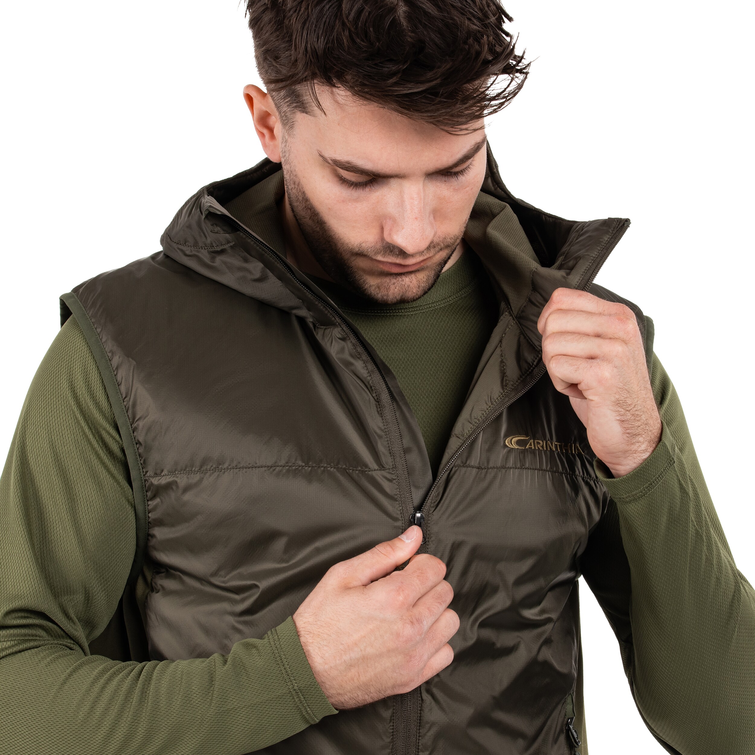 Bezrukávová vesta Carinthia G-Loft TLG Vest – Olive