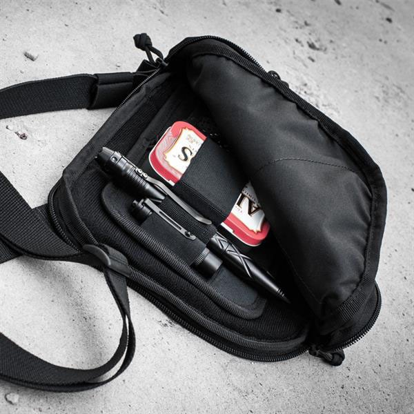 Nízko-profilový administrativní panel M-Tac Hook & Loop – Black