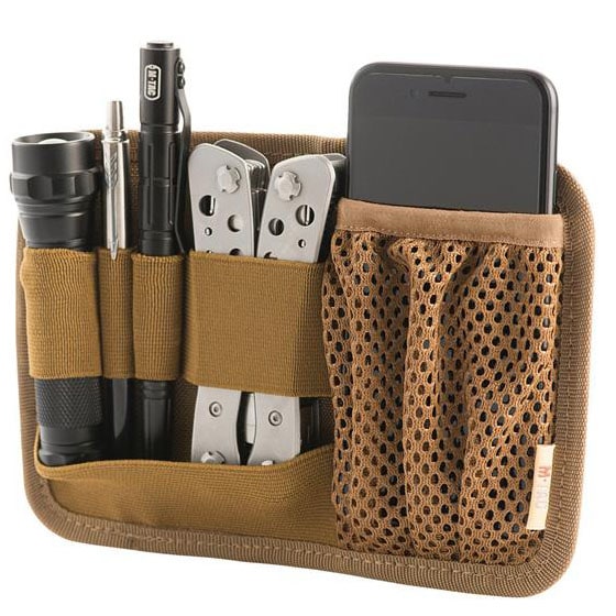 Nízko-profilový administrativní panel M-Tac Hook & Loop – Coyote