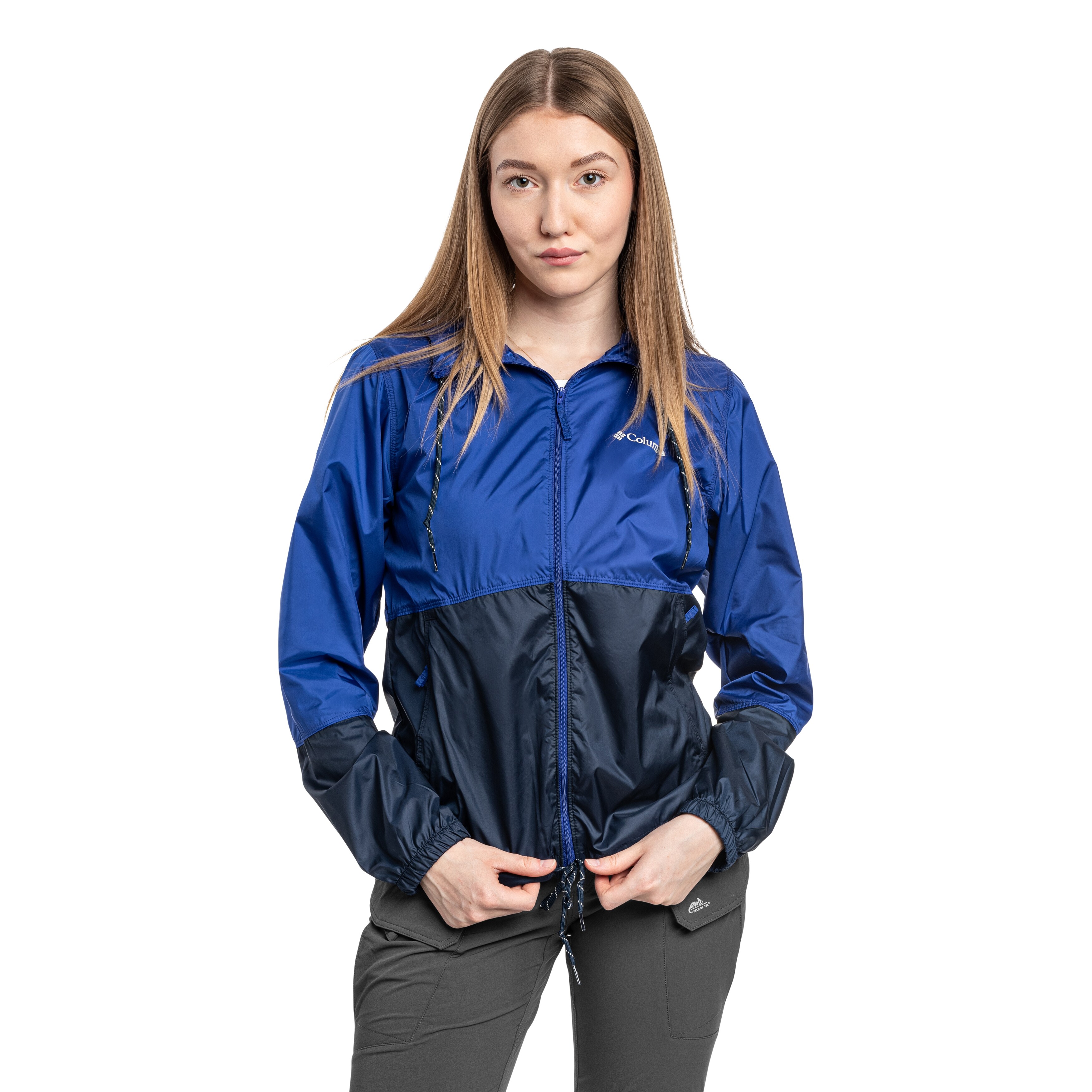 Dámská bunda Columbia Flash Forward II Hooded Windbreaker - Clematis Blue/Collegiate Navy