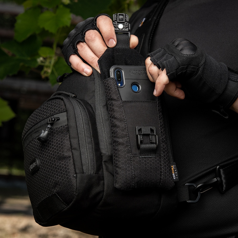 Pouzdro na telefon M-Tac Elite Large Hex - Black