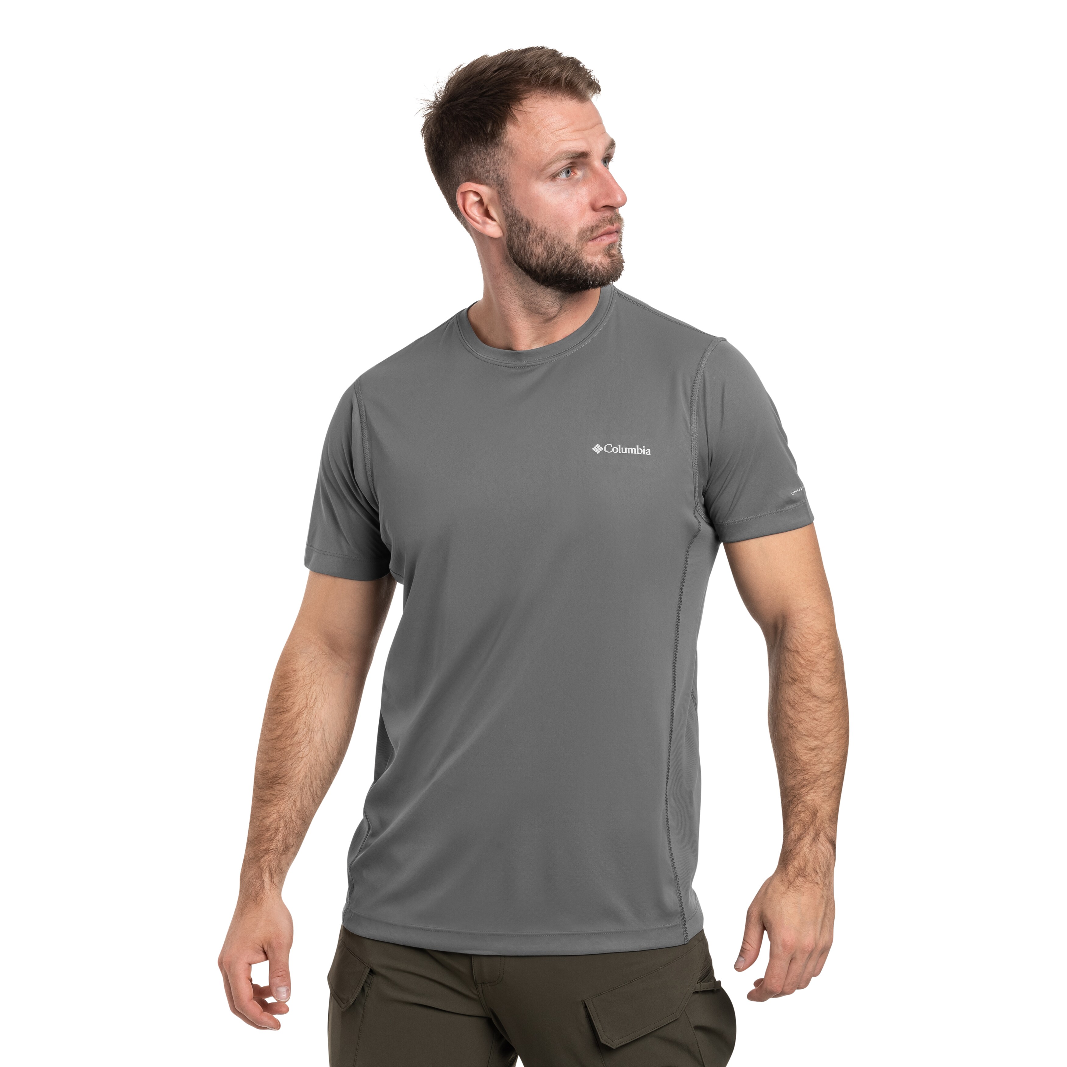 Termoaktivní tričko Columbia Zero Rules Light Short Sleeve Crew - City Grey