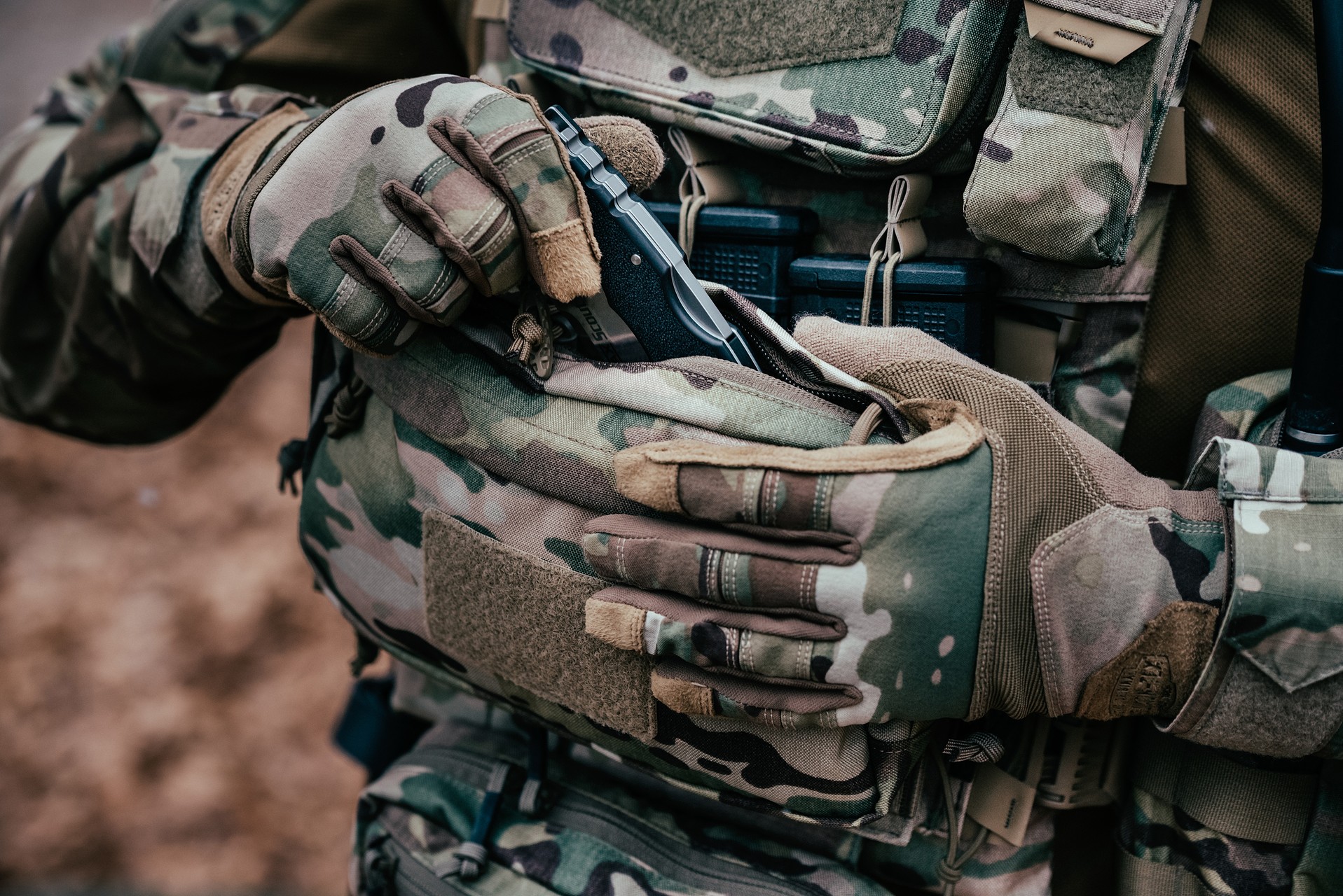 Kapsa Direct Action Front Flap Admin Pouch - Multicam