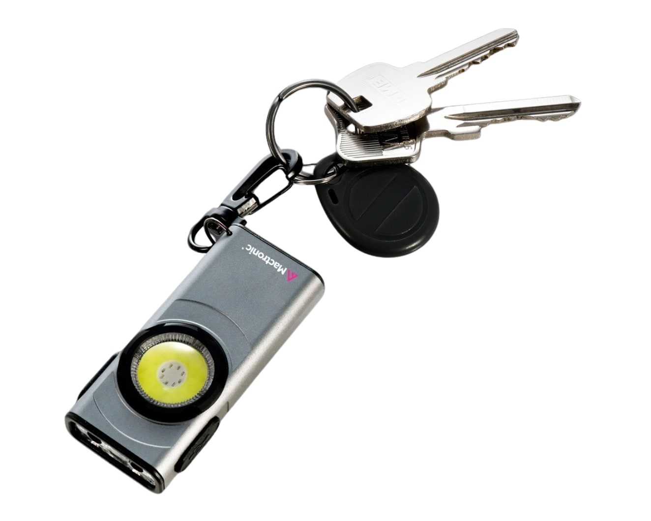 Svítilna přívěsek Mactronic Flagger Nano Grey - 500 lumenů