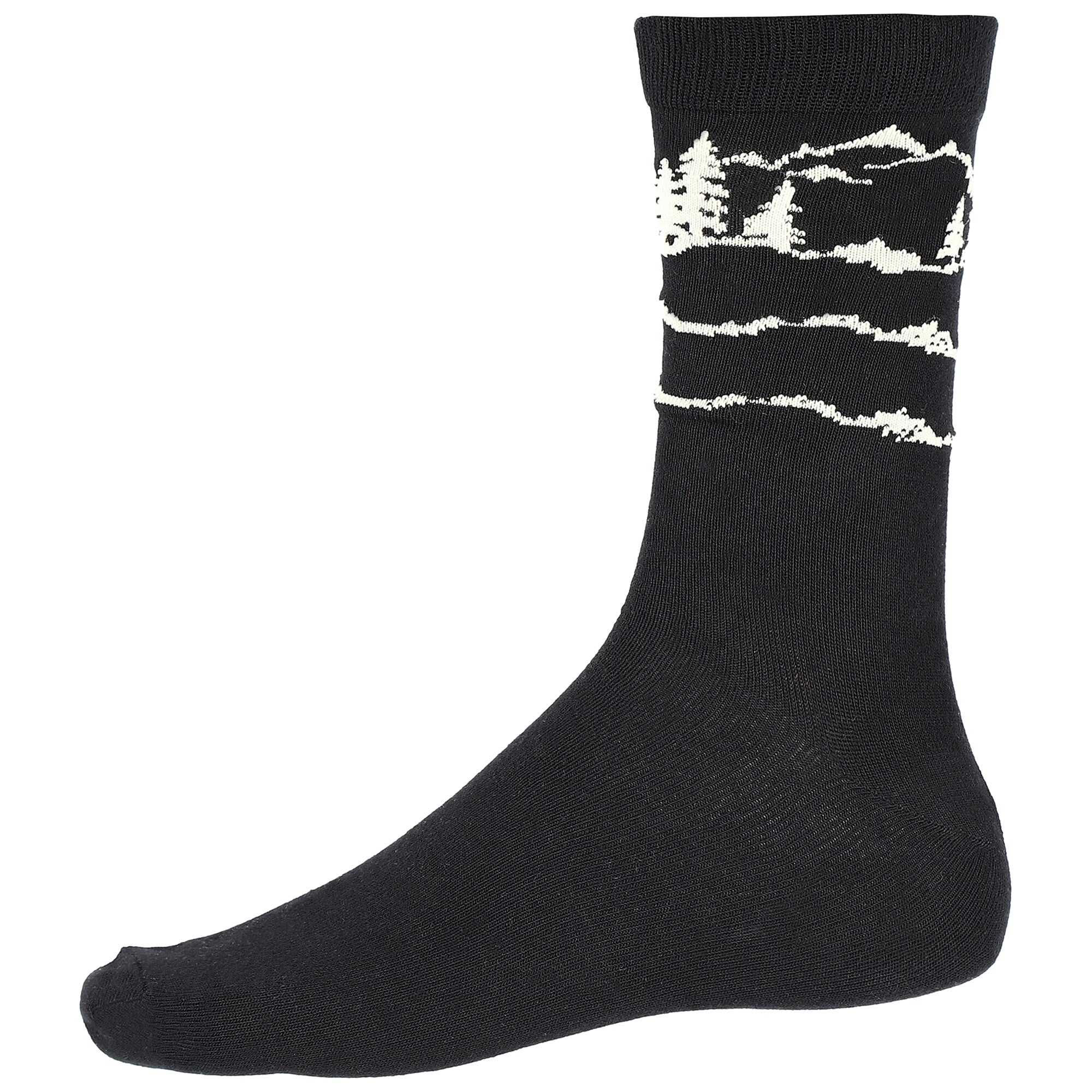 Ponožky Viking Boosocks Mid Bamboo - Black
