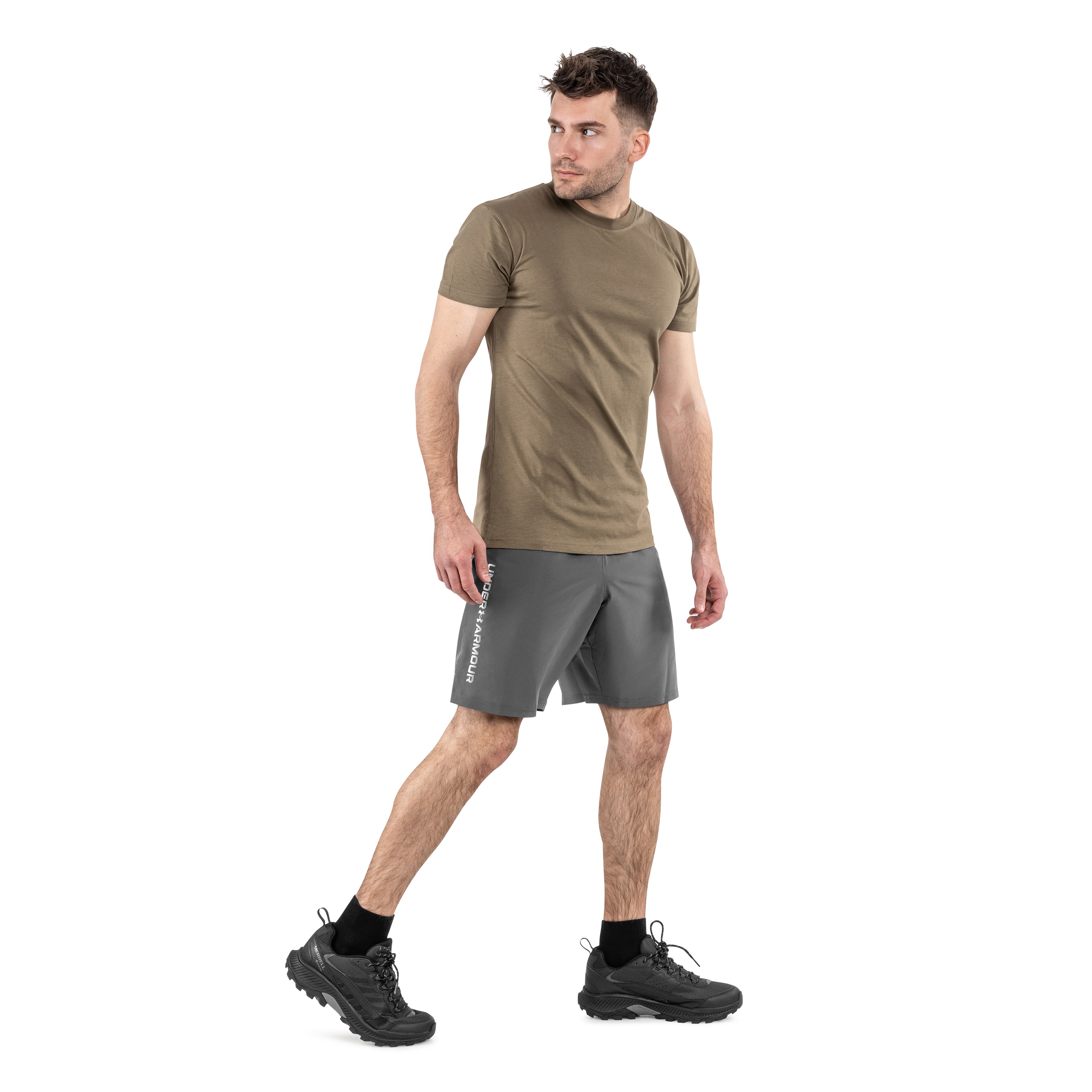 Kraťasy Under Armour UA Tech Woven Wordmark – Grey