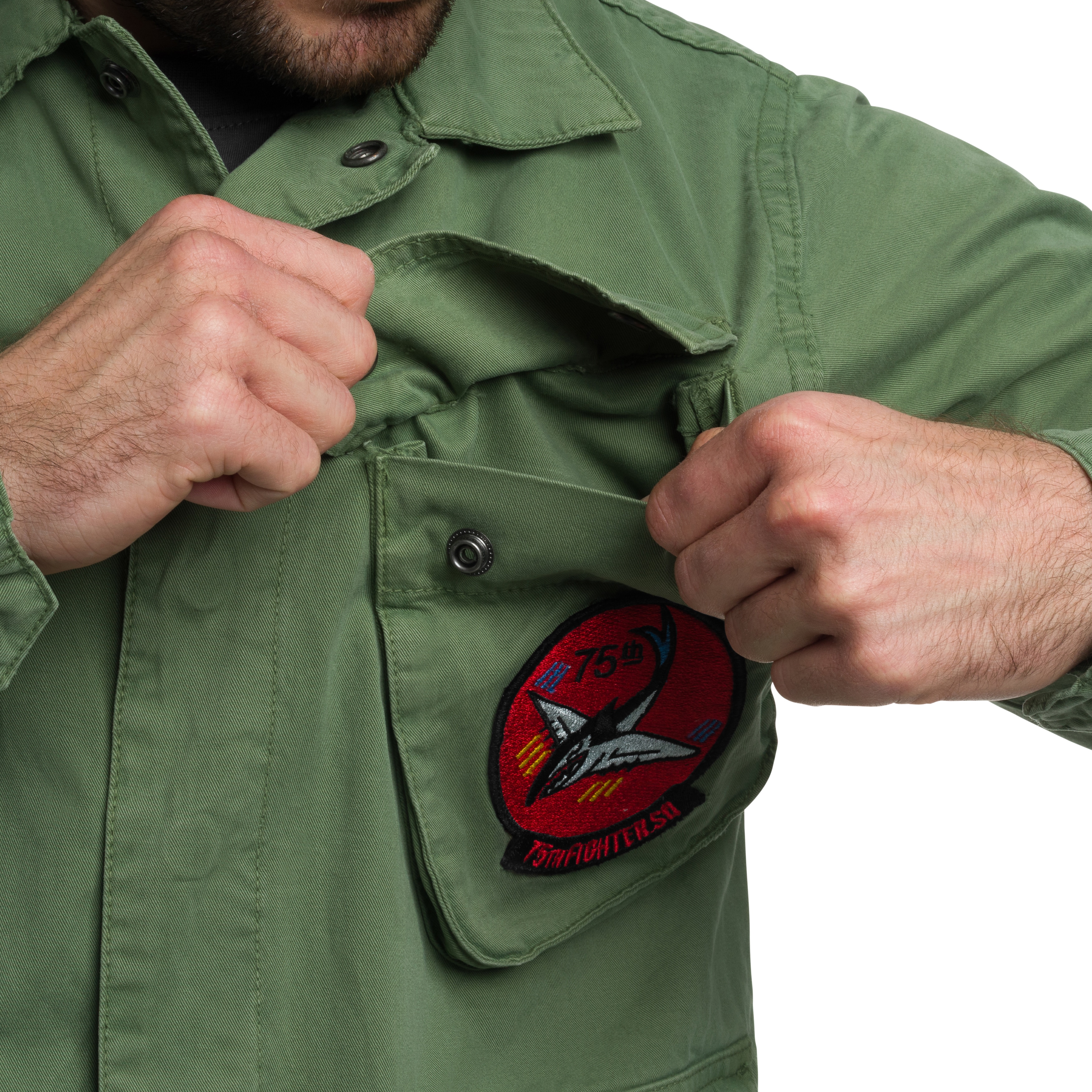 Bunda Alpha Industries Field Flying Tigers - Vintage Green