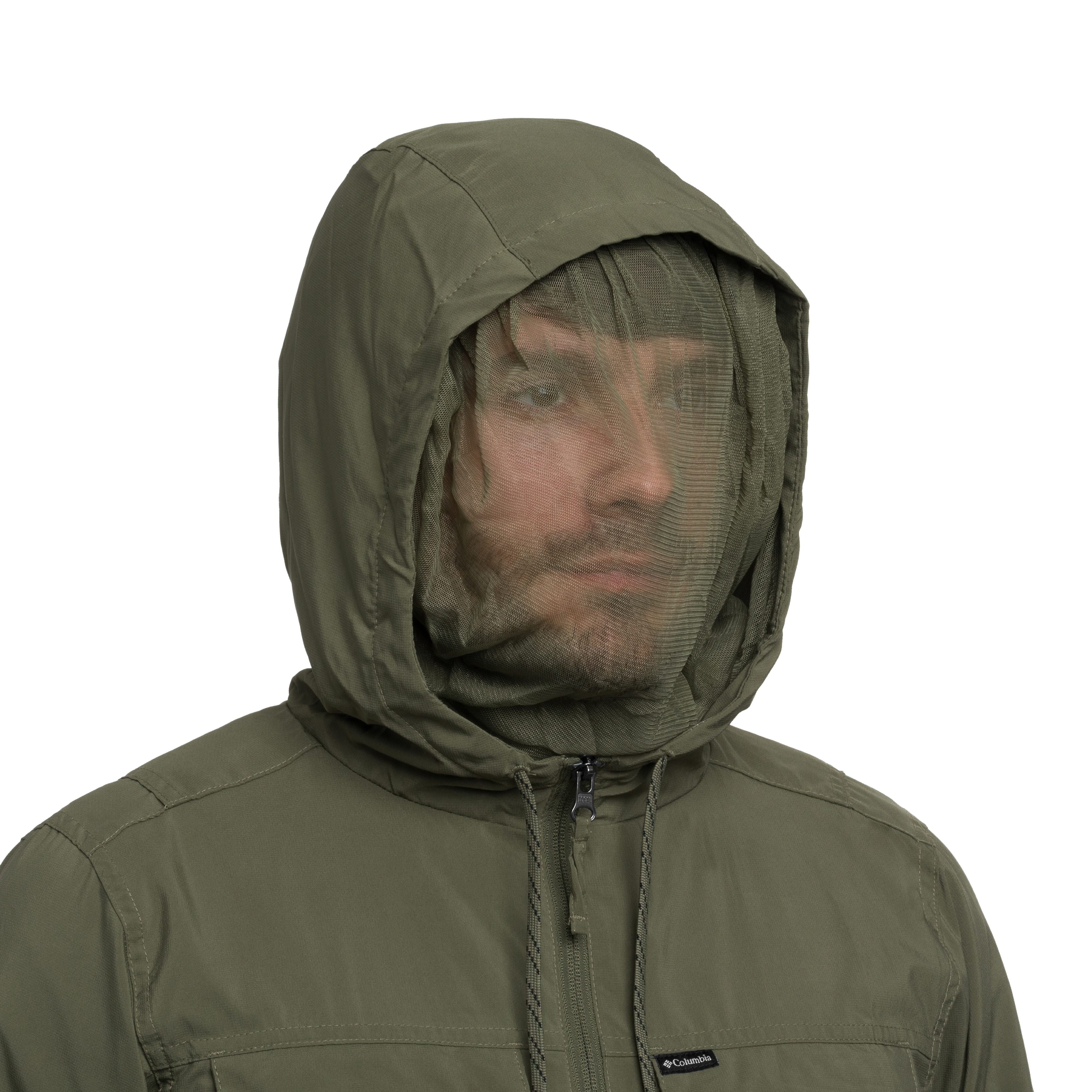 Bunda Columbia Skien Valley Hooded Insect Shield - Stone Green