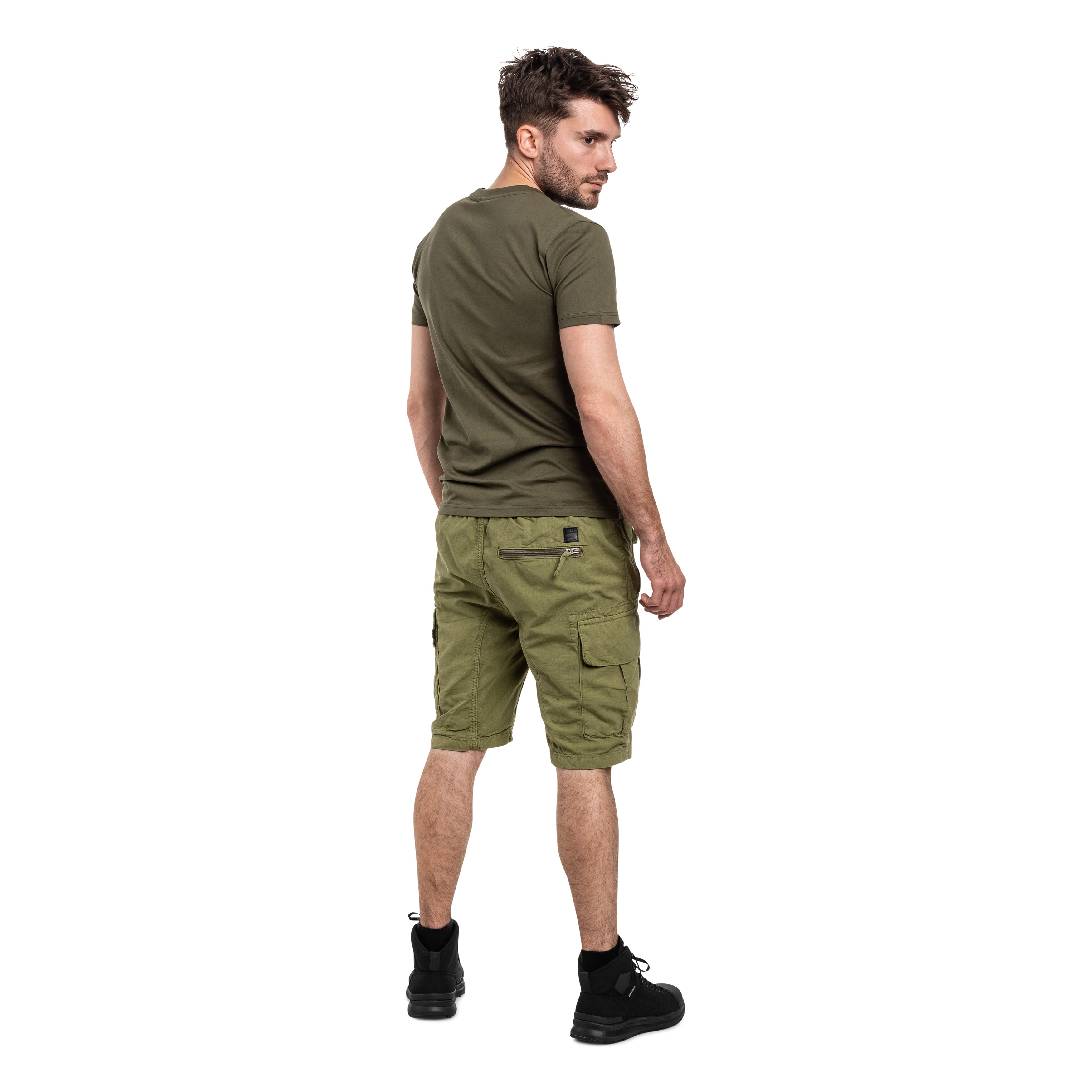 Kraťasy Alpha Industries Rip-Stop Joggers – Olive