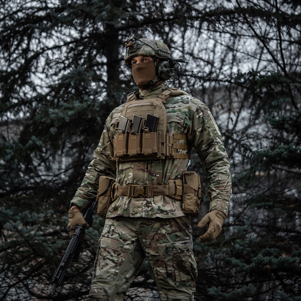 Taktická vesta typu Plate Carrier M-Tac Cuirass Fast Elite Large - Coyote