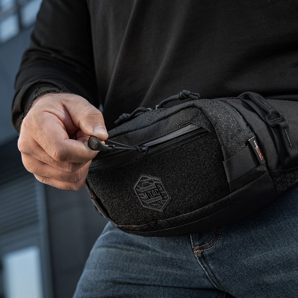 Ledvinka M-Tac Tactical Waist Bag Hex – Black