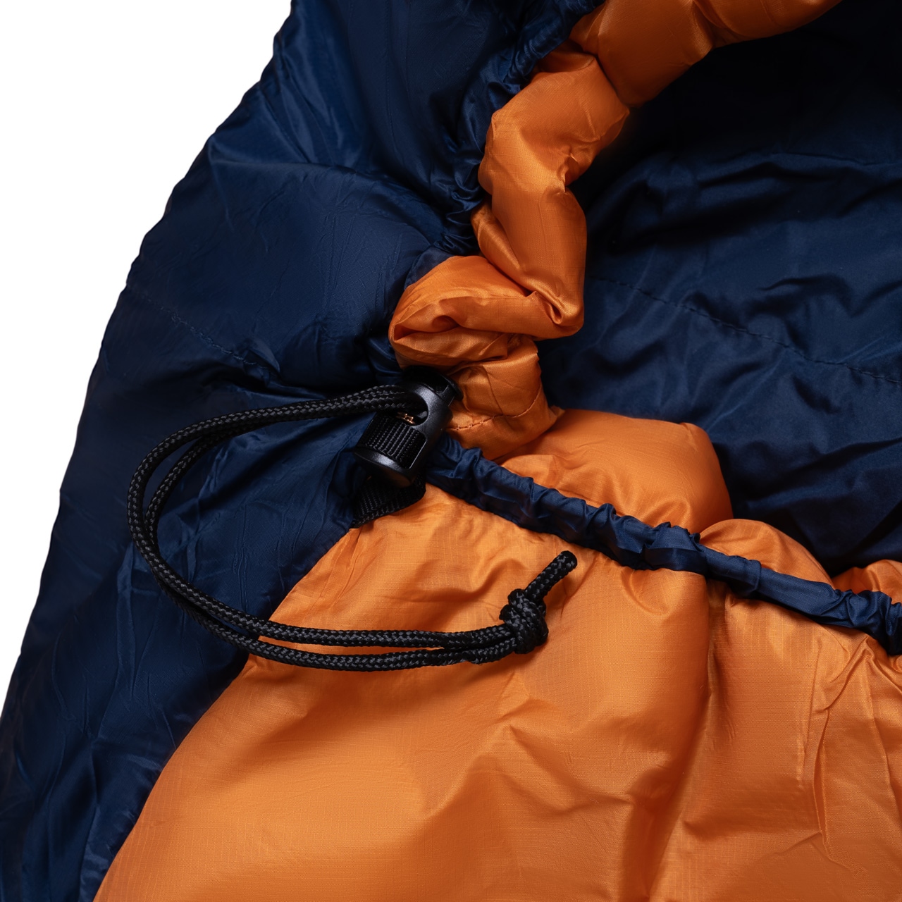 Spací pytel Alpinus Ultralight Pro 850 oranžový/tmavě modrý - pravý