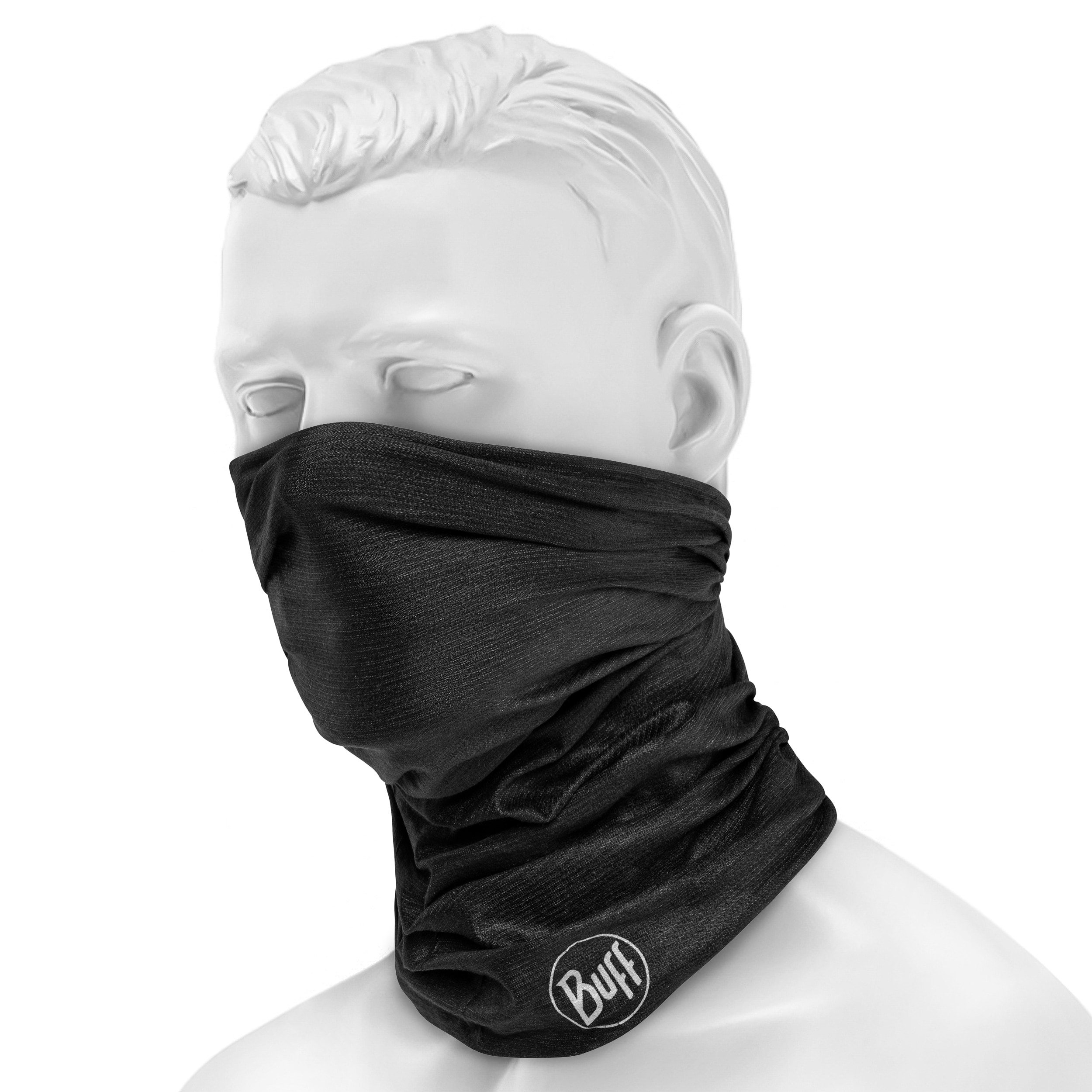 Ochranný šátek Buff Coolnet UV Solid - Black