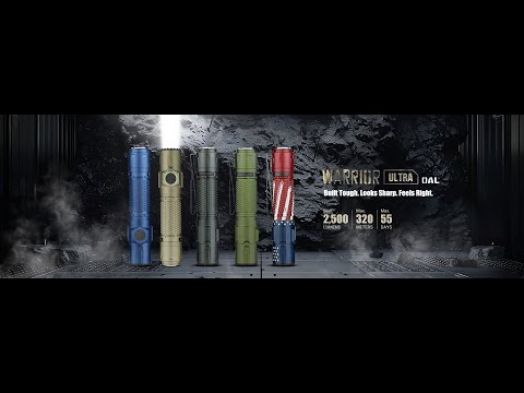 Taktická svítilna Olight Warrior Ultra Stealth Grey - 2500 lumenů