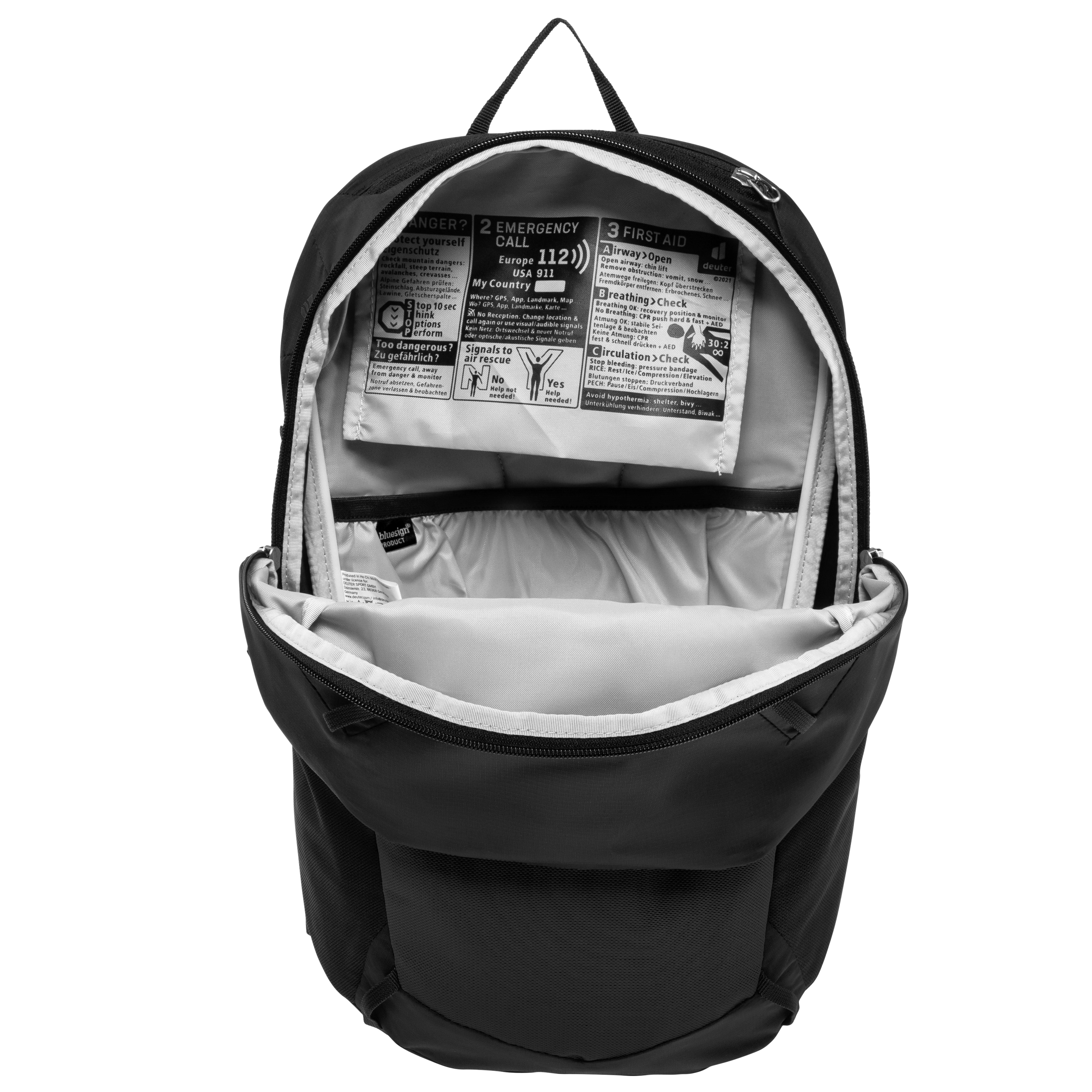 Turistický batoh Deuter Speed Lite 21 l - Black