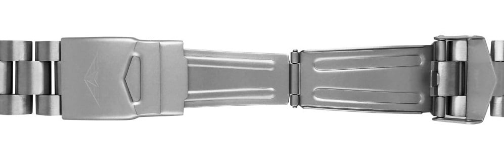 Titanový náramek Bauhaus 22 mm - stříbrný