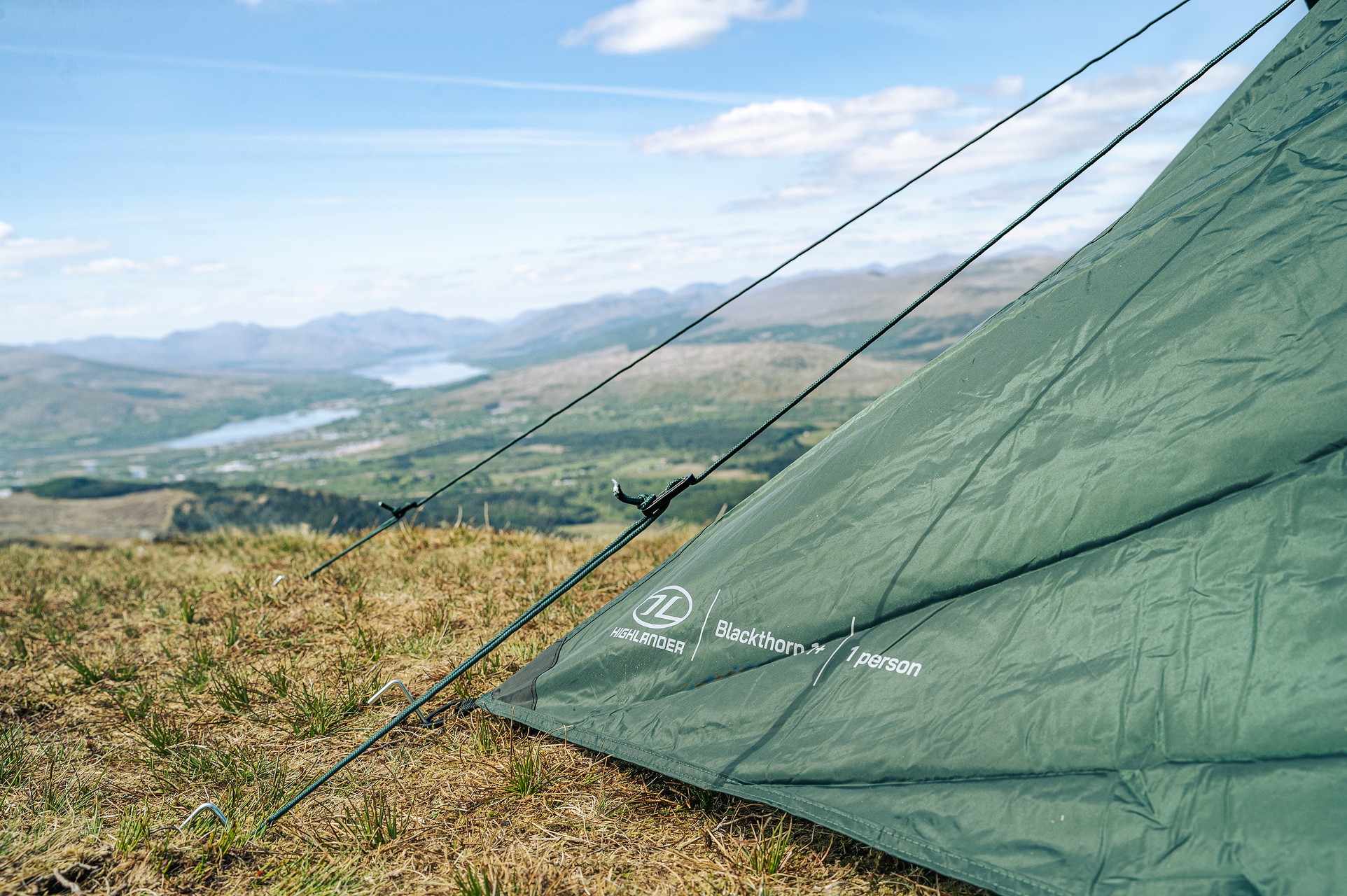 Stan pro 1 osobu Highlander Forces Blackthorn 1 XL Gen. 2 – Scarab Green