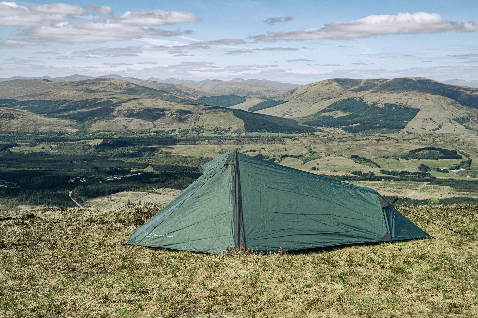 Stan pro 1 osobu Highlander Forces Blackthorn 1 XL Gen. 2 – Scarab Green