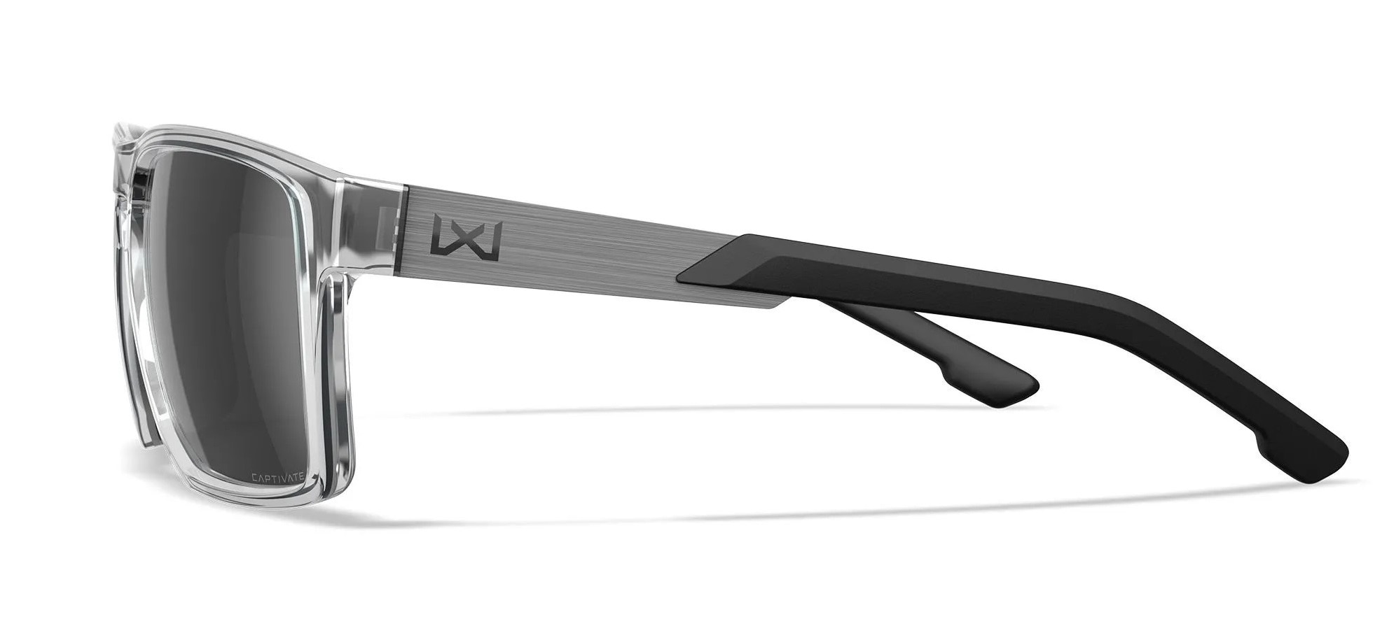 Taktické brýle Wiley X Apex – Captivate Grey / Gloss Crystal Clear