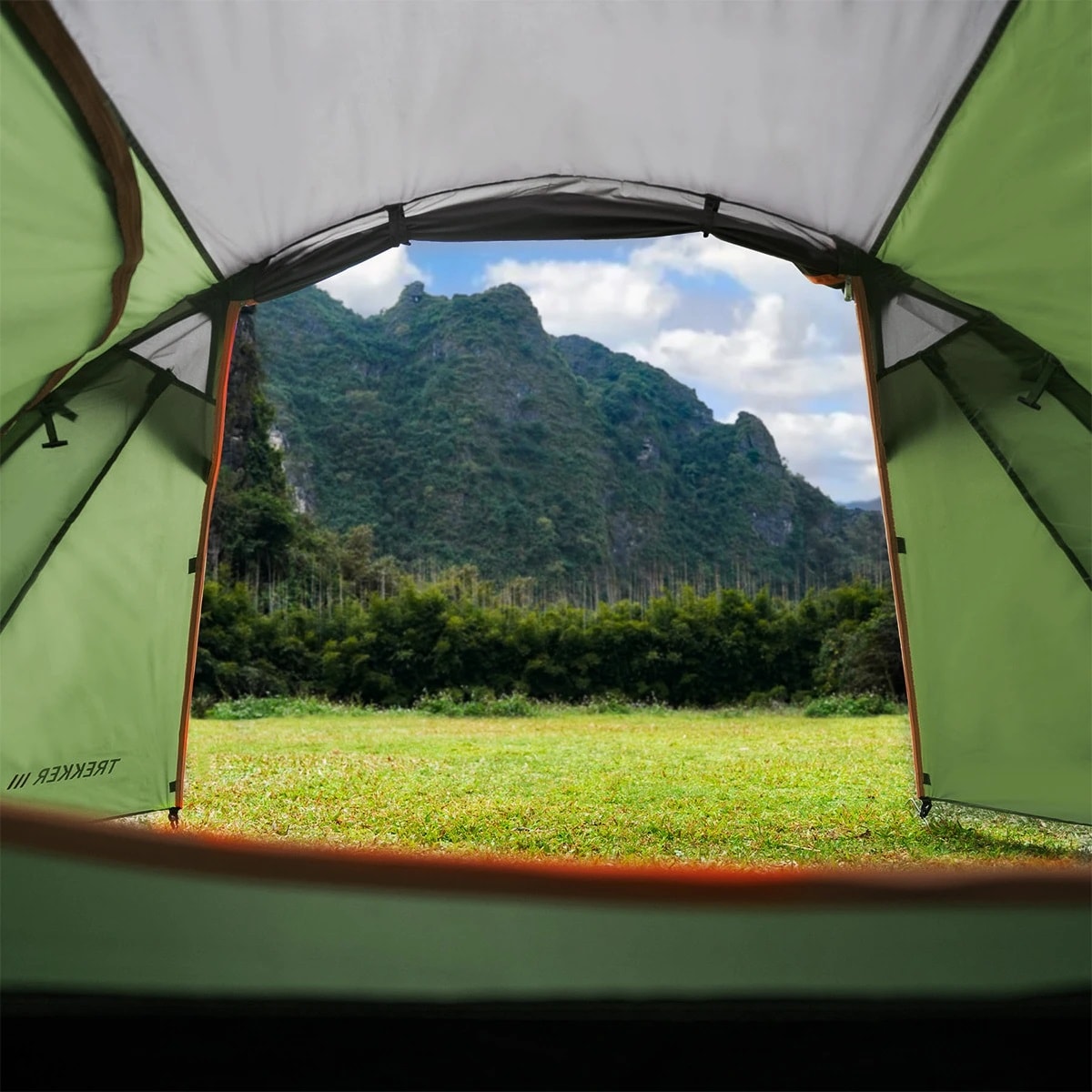 Stan pro 3 osoby Nils Camp Trekker III NC6312 – Černo-zelený