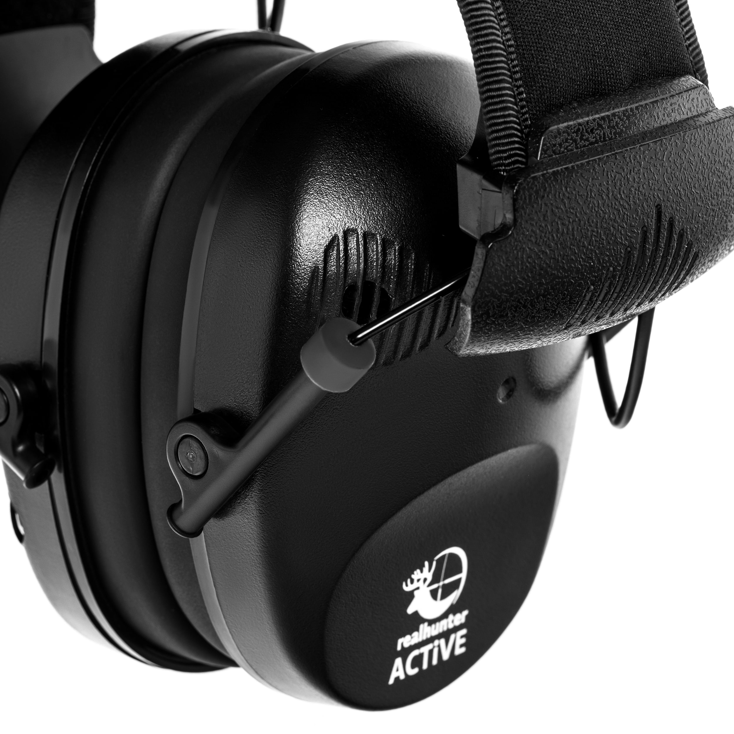 Aktivní chrániče sluchu RealHunter Active Pro s brýlemi – Black