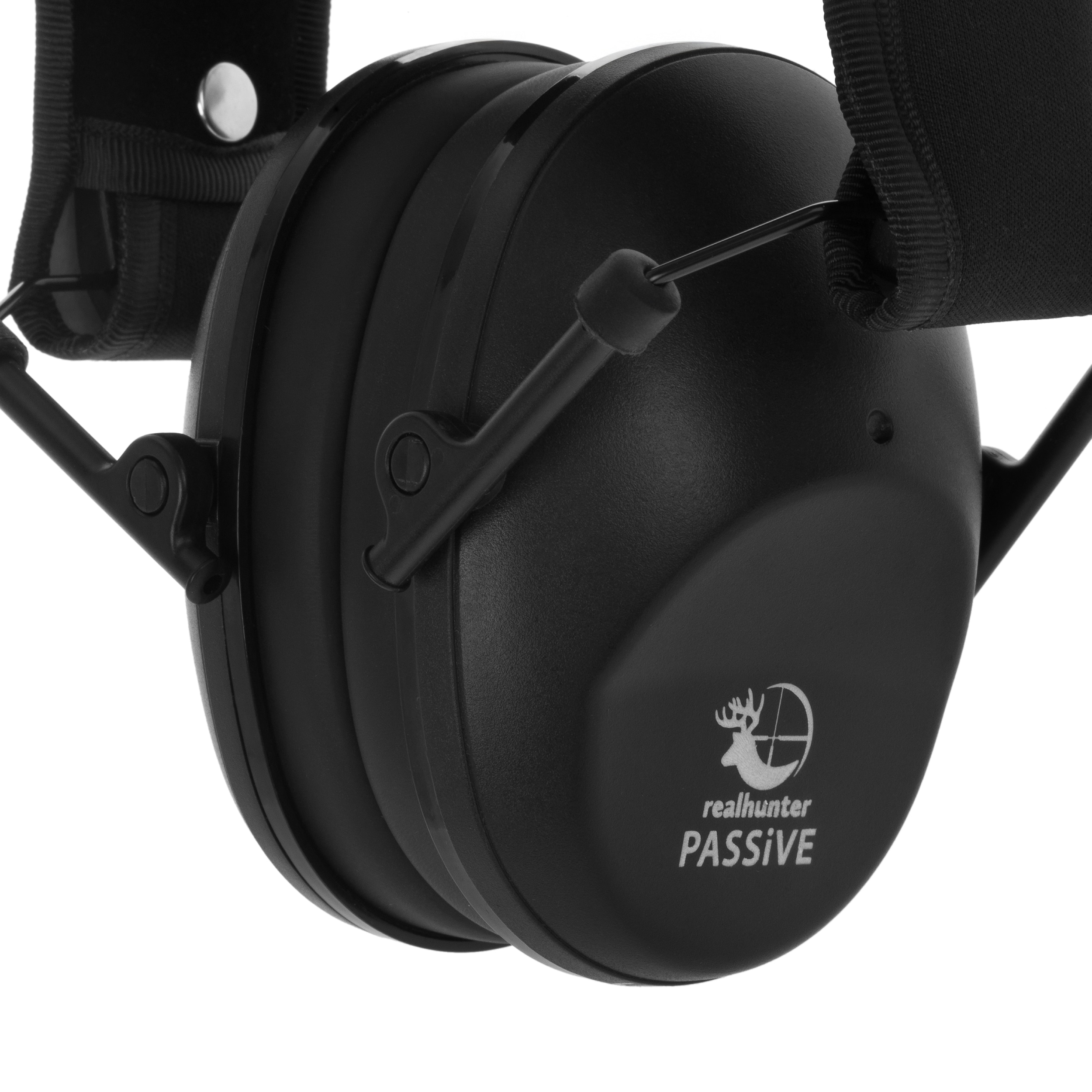 Pasivní chrániče sluchu RealHunter Passive – Černé
