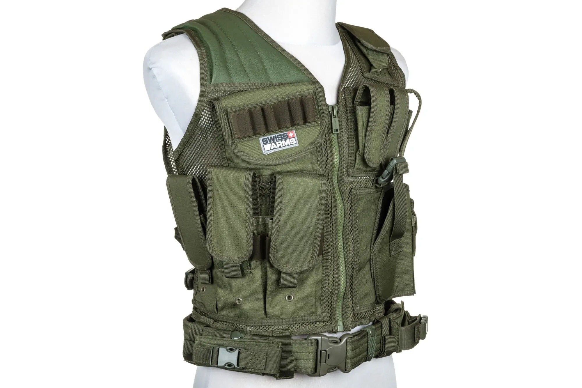 Taktická vesta Cybergun Swiss Arms Tactical BT-4 - Olive
