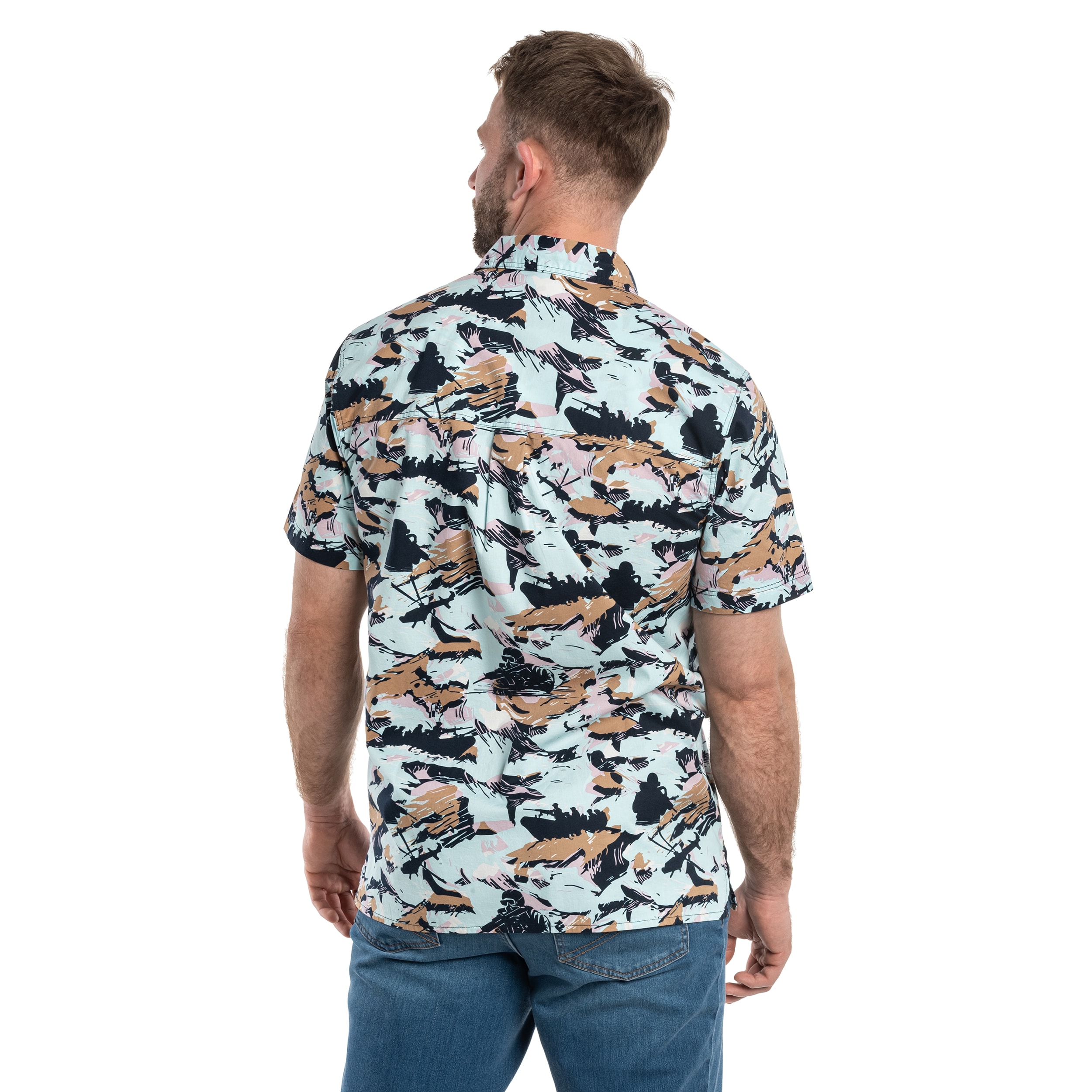Košile Helikon-Tex Tactical Hawaiian Short Sleeve - Pacific