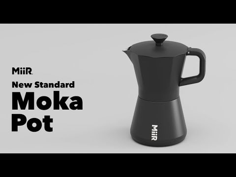 Turistický kávovar MiiR New Standard Moka Pot 300 ml - Black