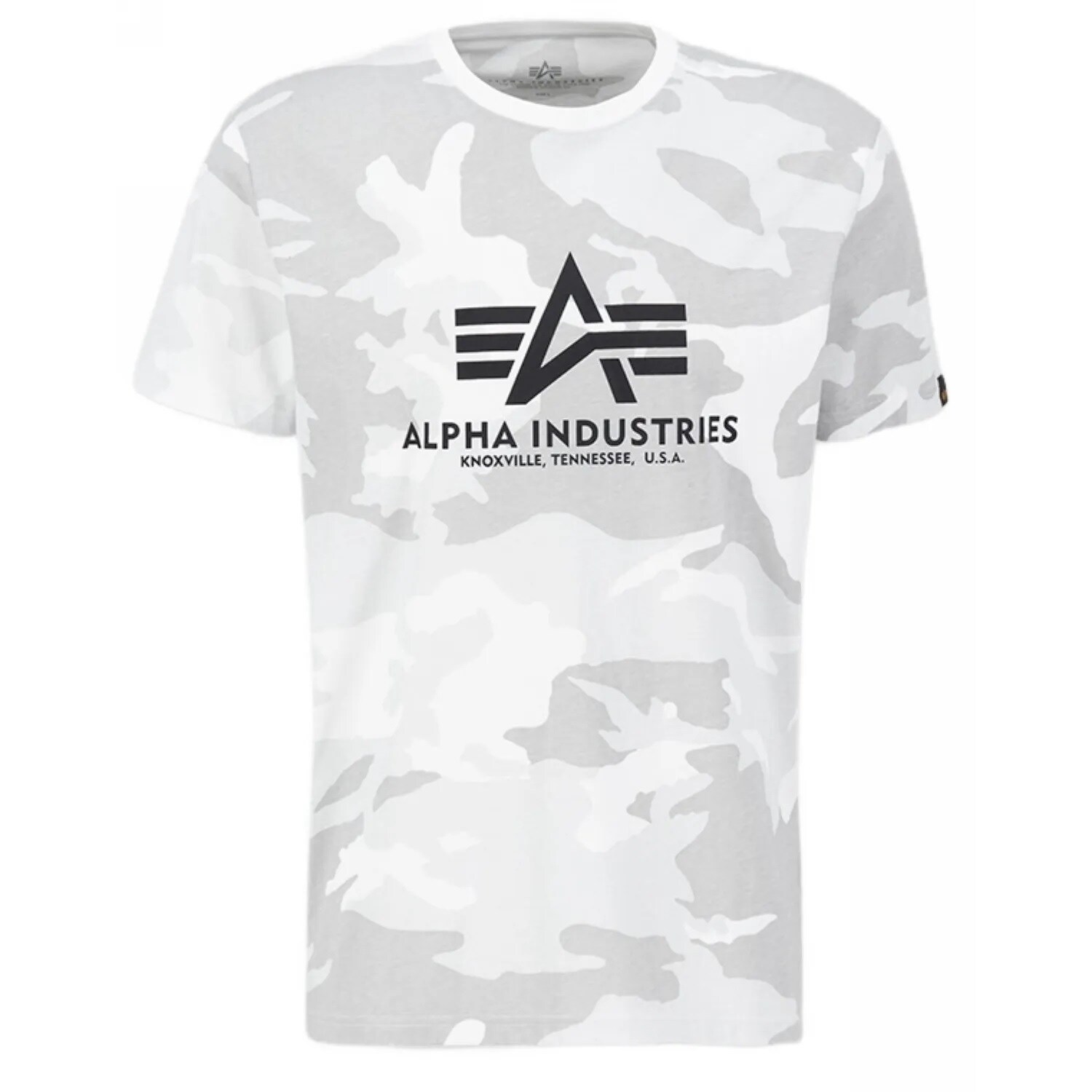 Tričko Alpha Industries Basic - White Camo