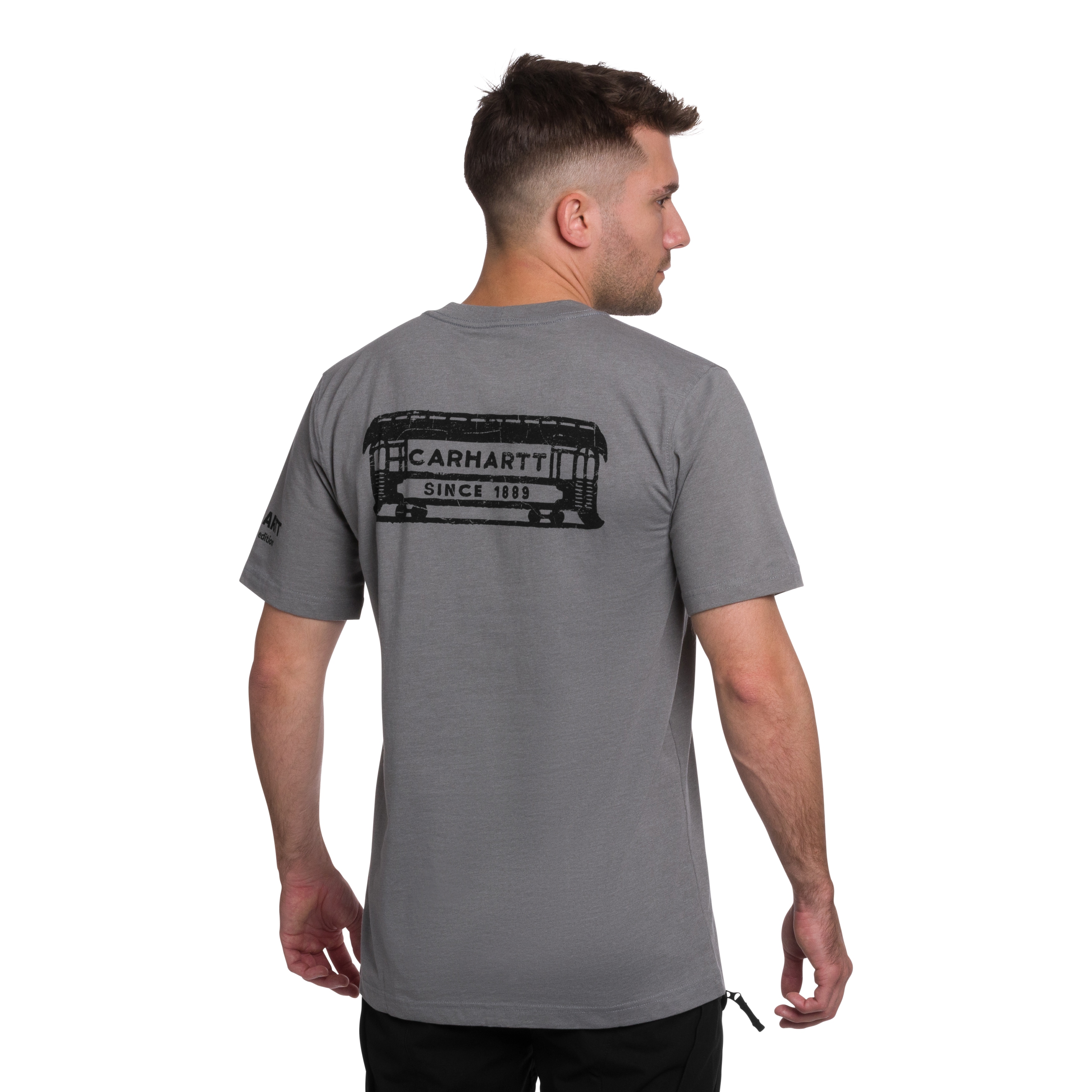 Tričko Carhartt Streetcar Graphic - Weather Ash Heather