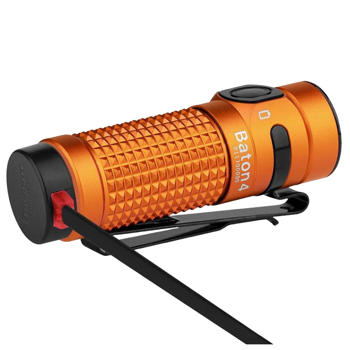 Akumulátorová svítilna Olight Baton 4 Orange - 1300 lumenů