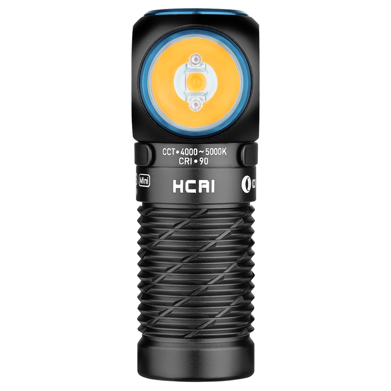 Svítilna čelová a úhlová Olight Perun 3 Mini HCRI Neutral White Black s páskem - 920 lumenů