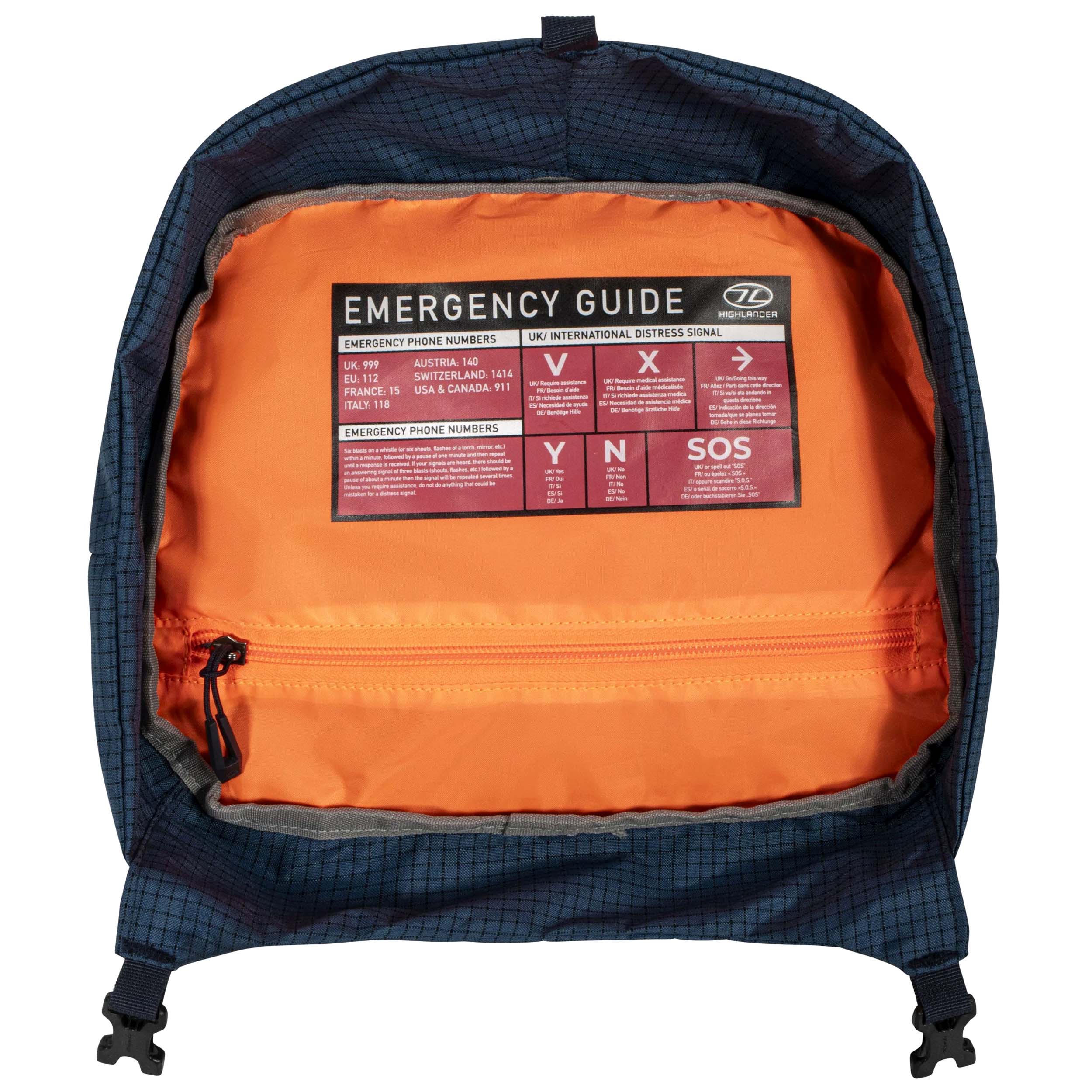 Batoh Highlander Outdoor Vulkan 45 l – Navy Blue