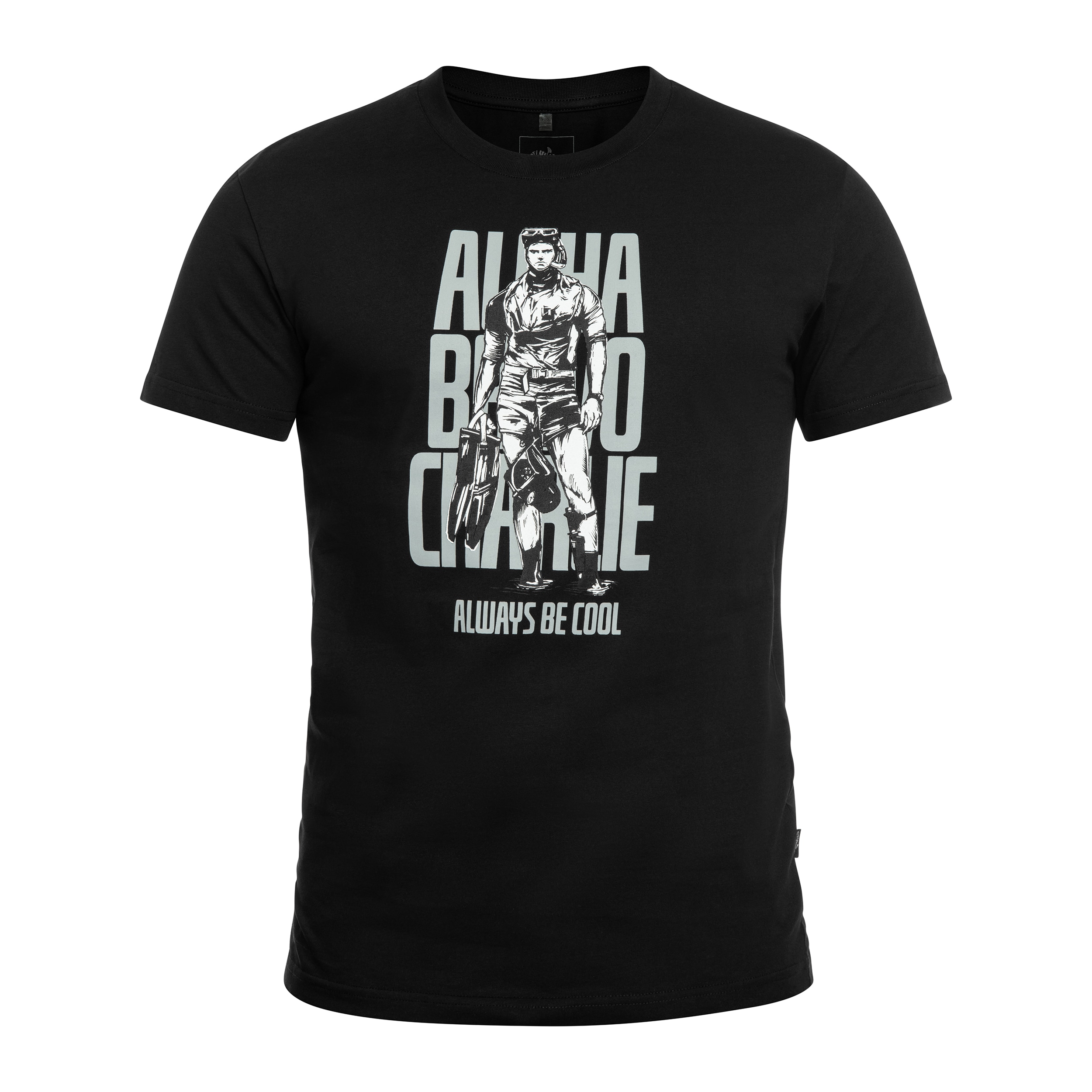 Tričko Helikon-Tex ABC Alfa Bravo Charlie - Black