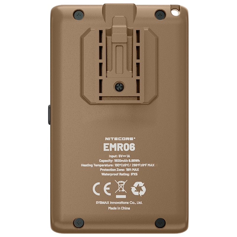 Bezdrátový odpuzovač komárů Nitecore EMR06 – Tan