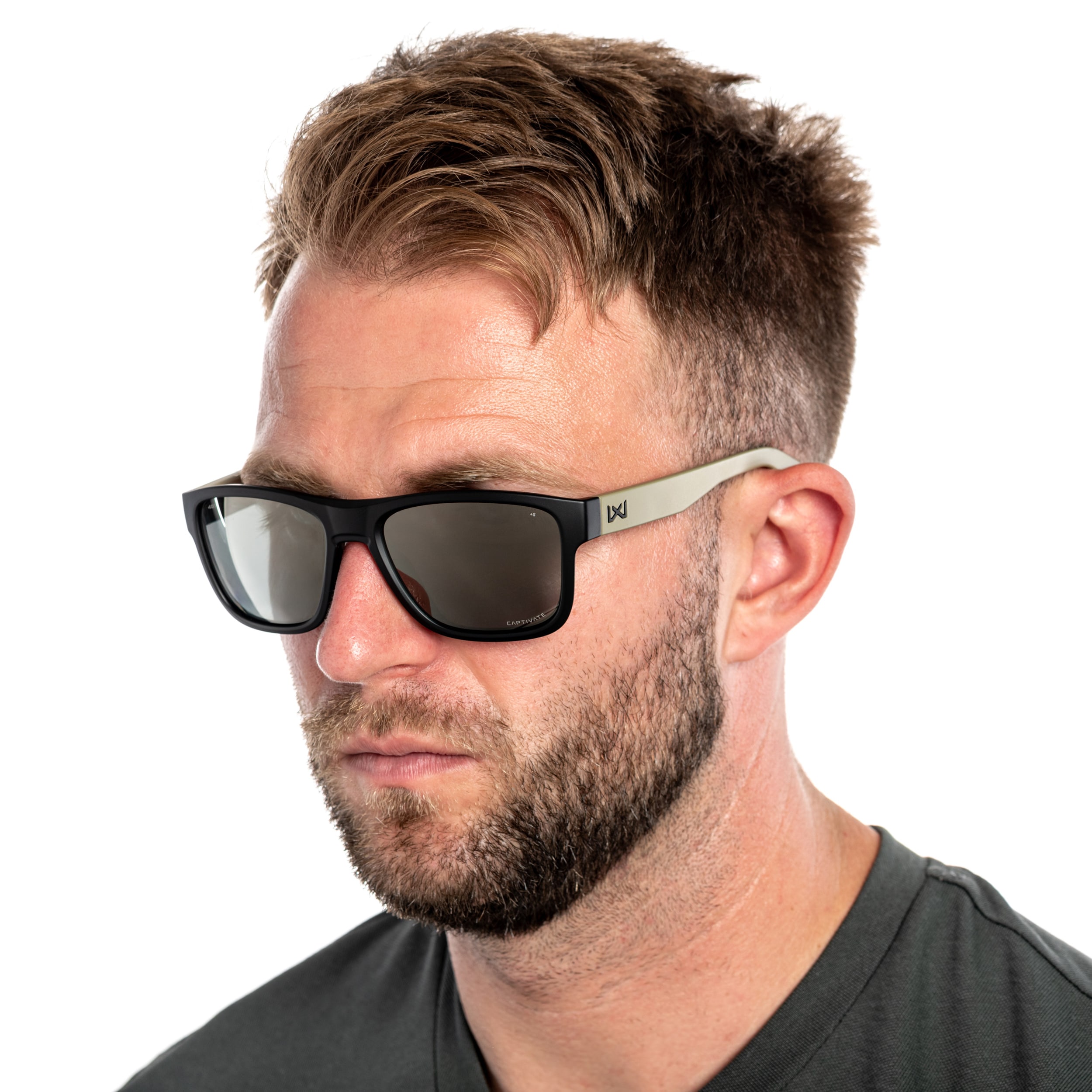 Brýle Wiley X Ovation - Captive Tungsten Mirror/Matte Black Tan