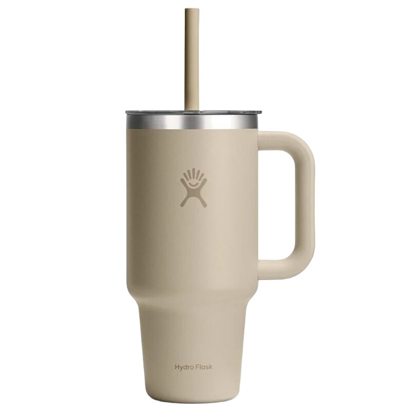 Termální hrnek Hydro Flask All Around Travel Tumbler 946 ml - Oat/Clear