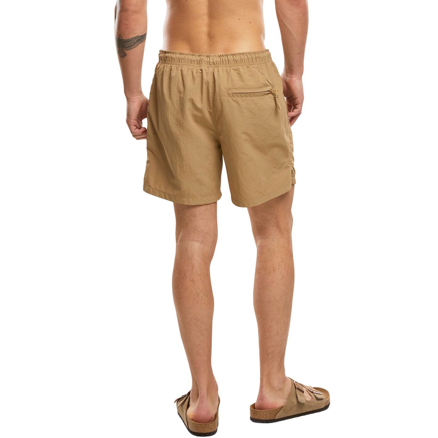 Plavecké kraťasy Brandit Swimshort Basic – Coyote