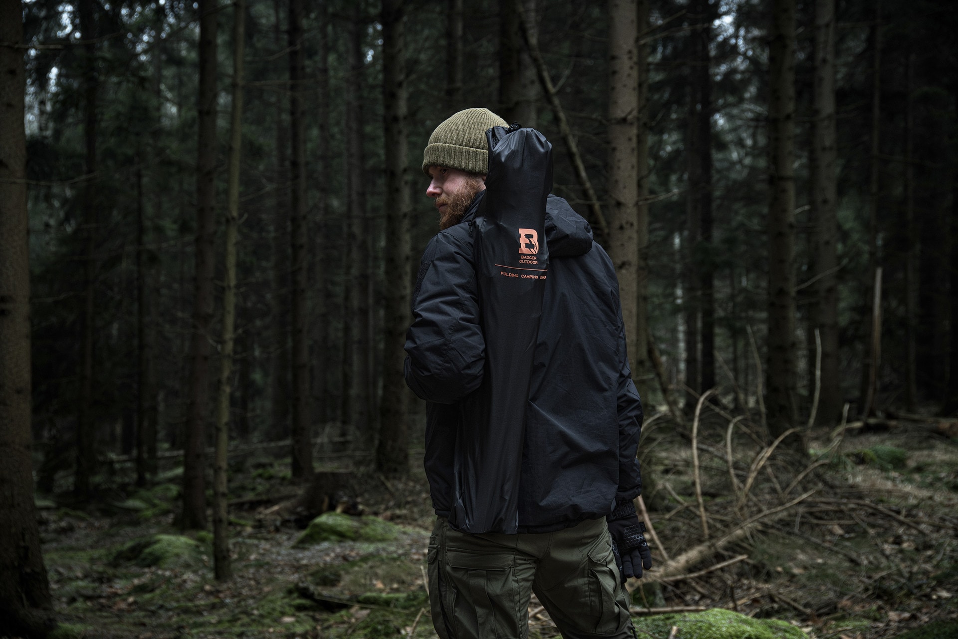 Skládací turistické židle Badger Outdoor - Black