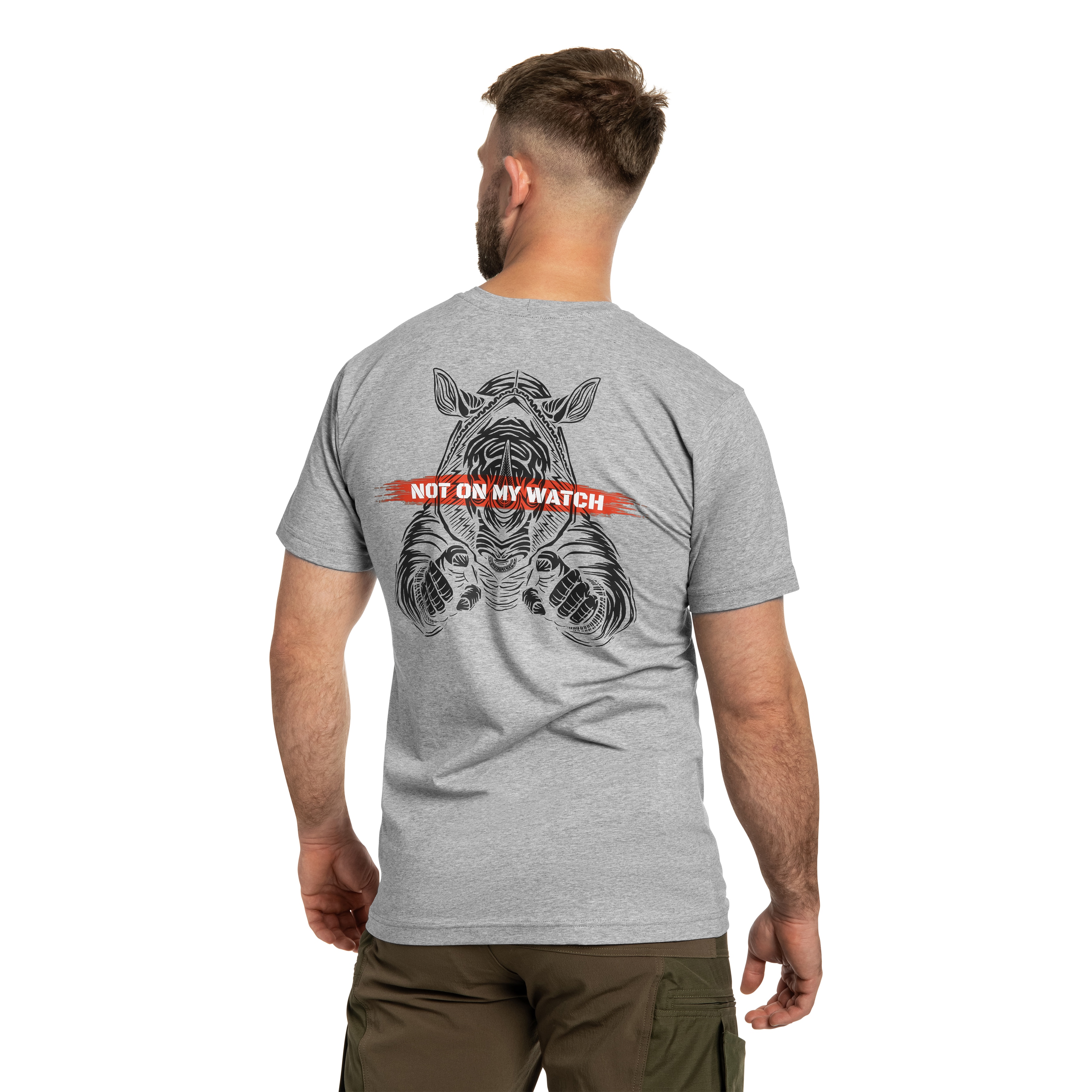 Tričko UF PRO Not On My Watch Tee - Jet Grey