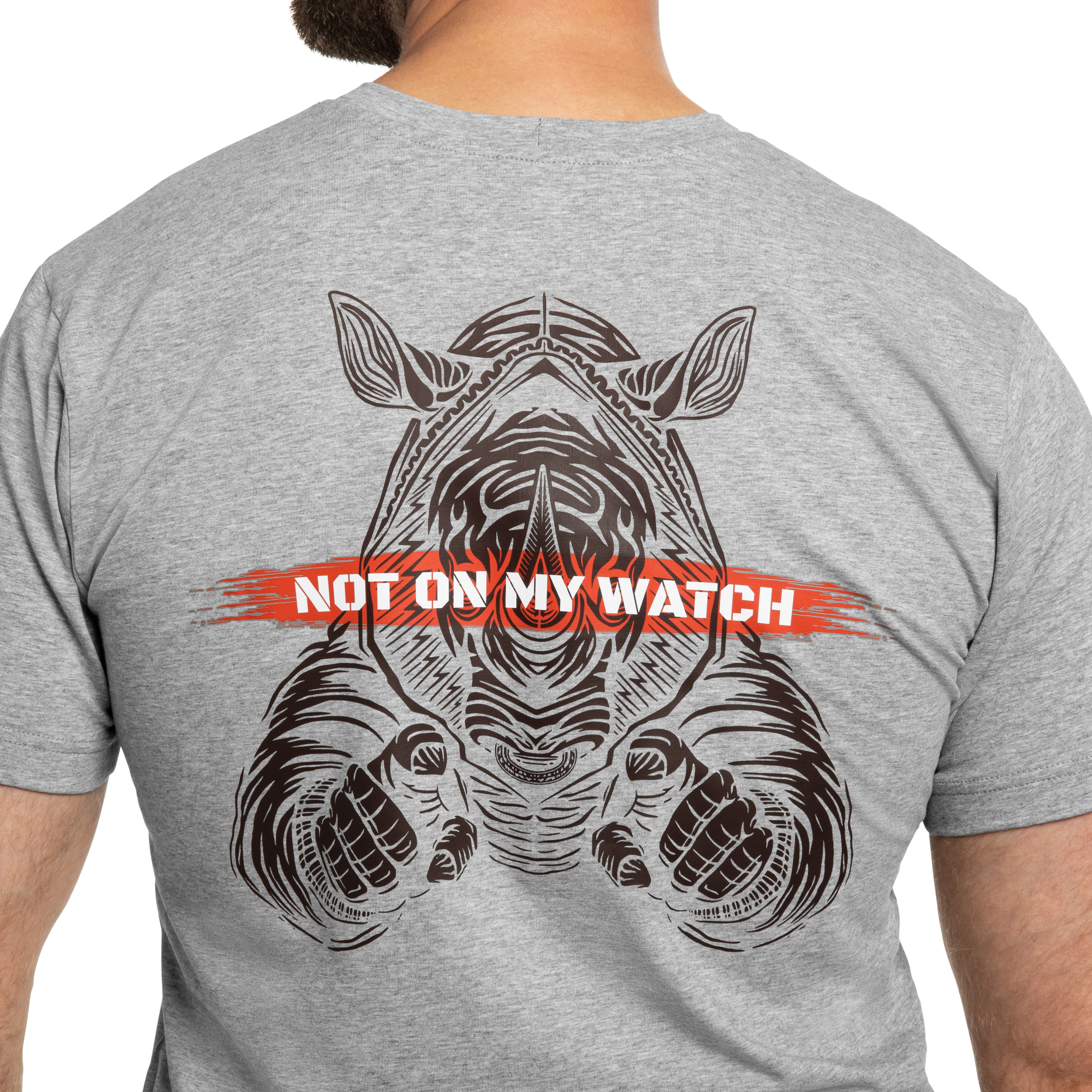 Tričko UF PRO Not On My Watch Tee - Jet Grey