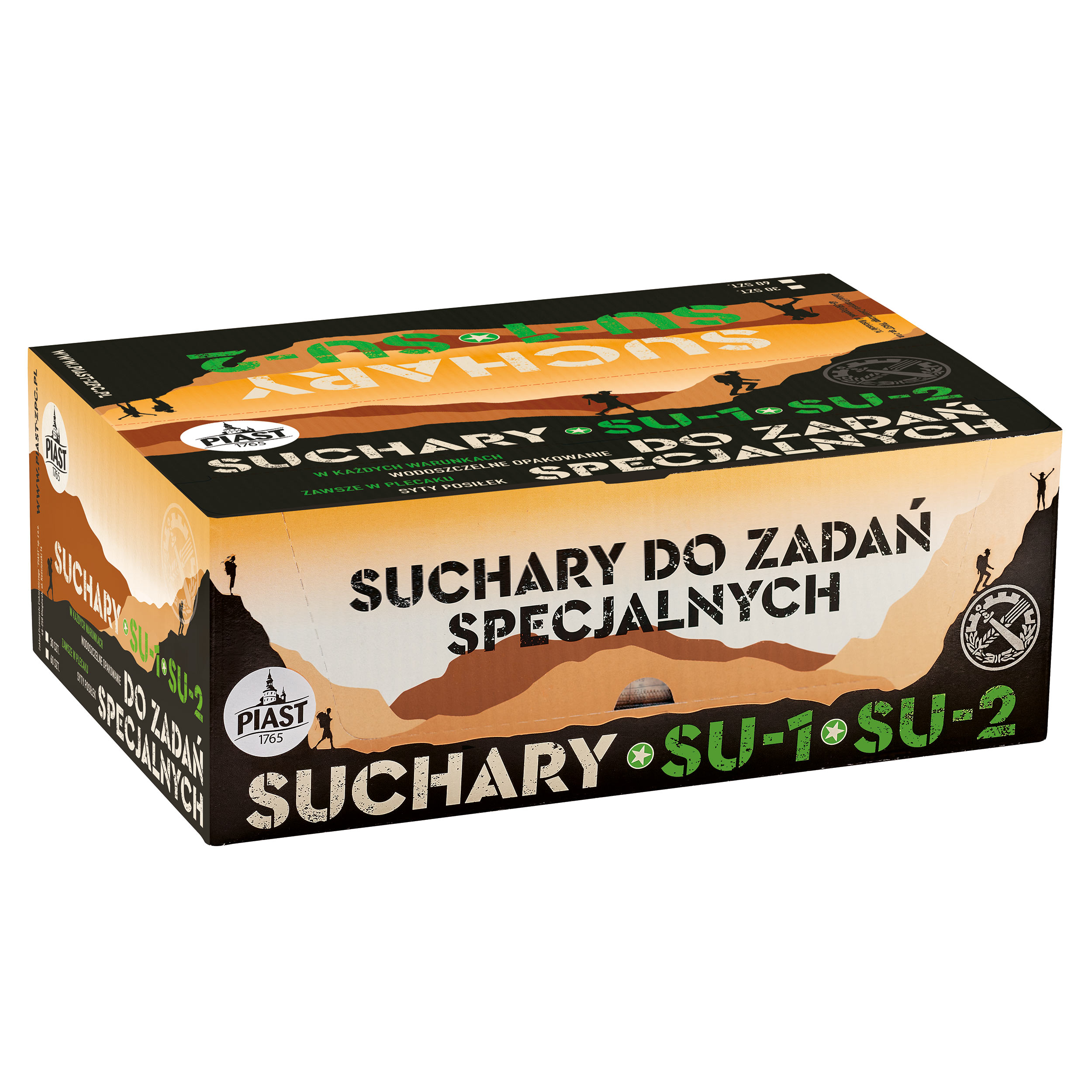 Speciální suchary Piast SU-2 90 g Display – 30 ks