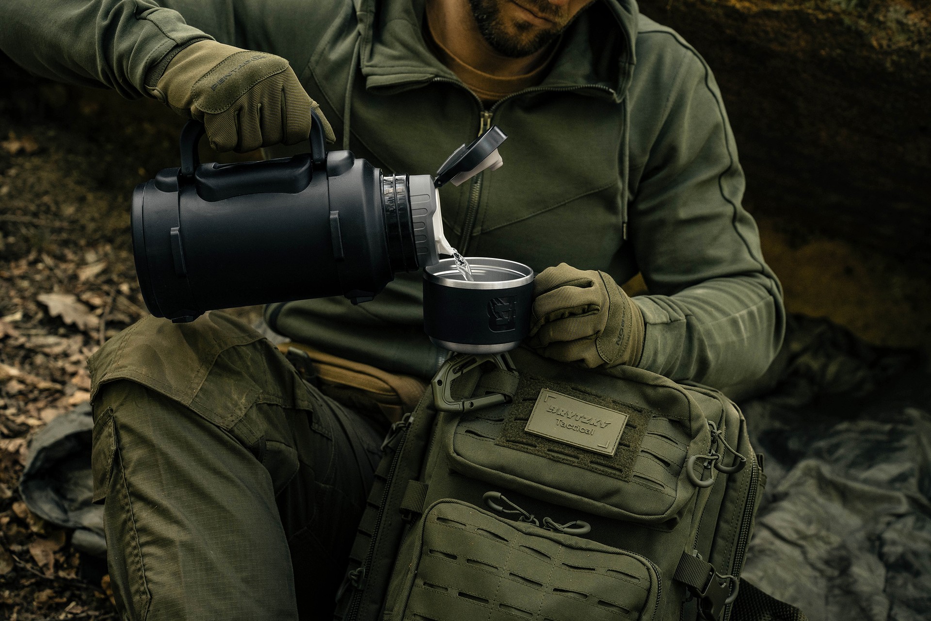 Batoh Brytzky Tactical Polygon Large Laser Cut 36 l – Olive